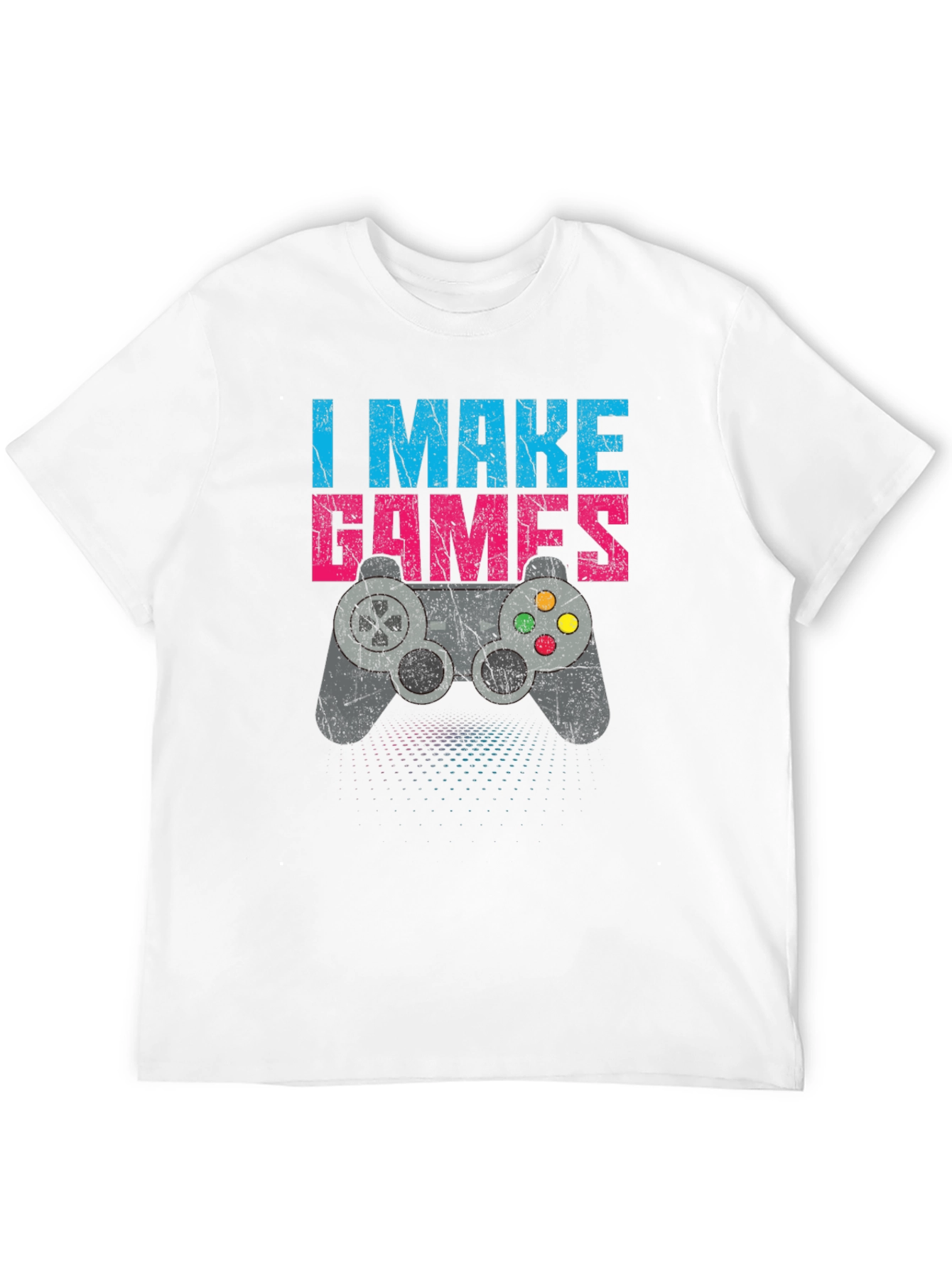 I Make Games T-Shirt - Gamer Controller Design