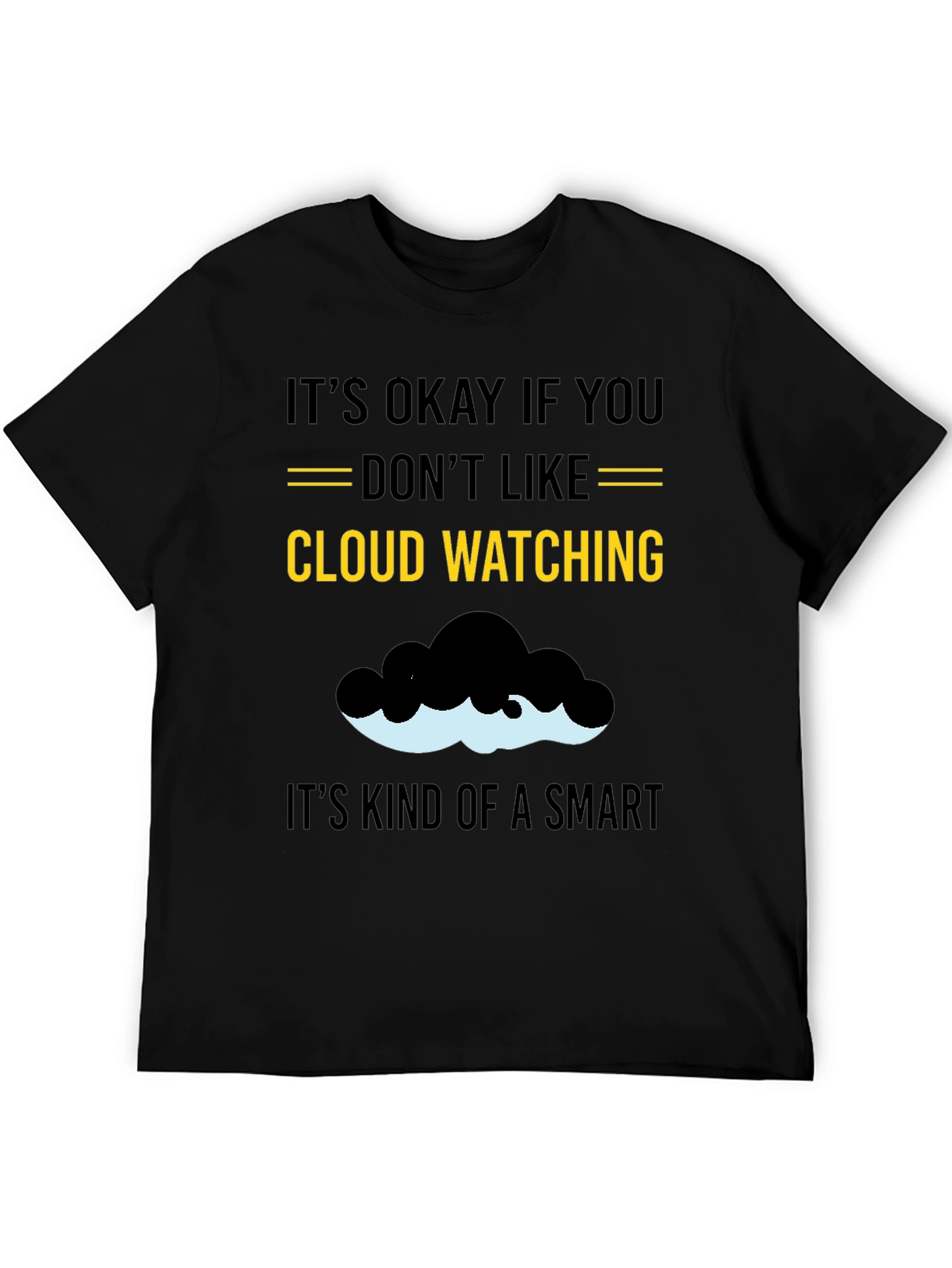 Cloud Watching Funny Graphic Tee