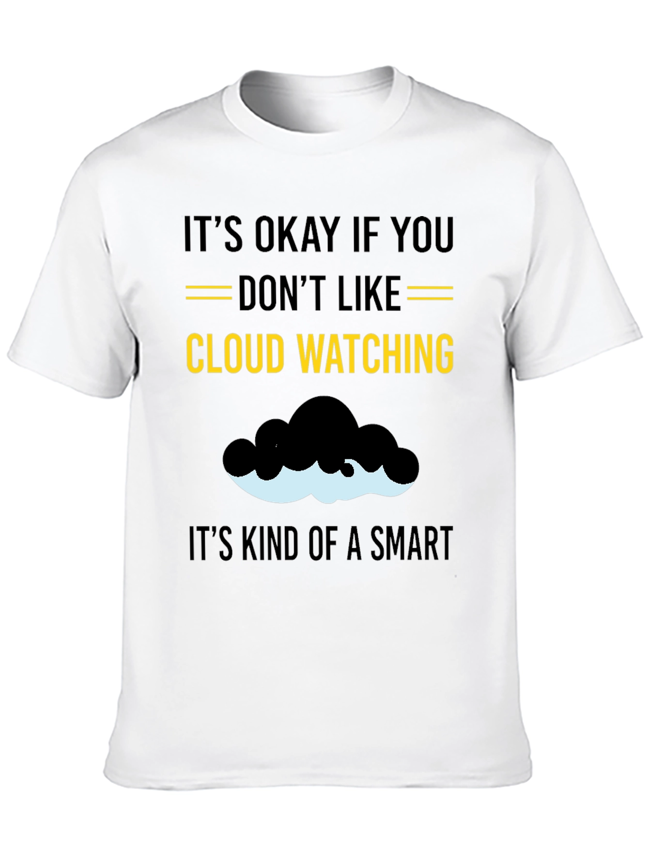 Cloud Watching Funny Graphic Tee