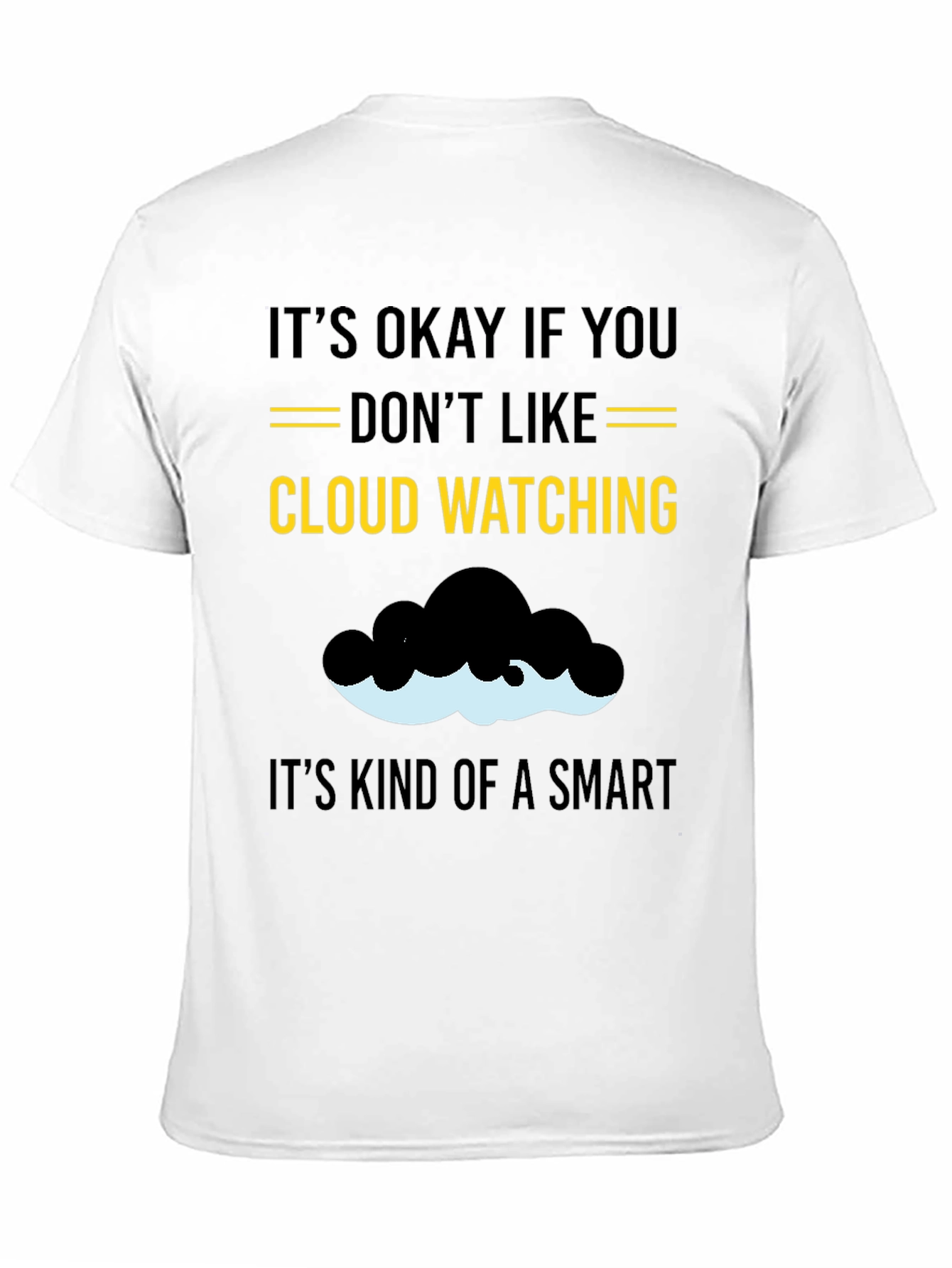 Cloud Watching Funny Graphic Tee