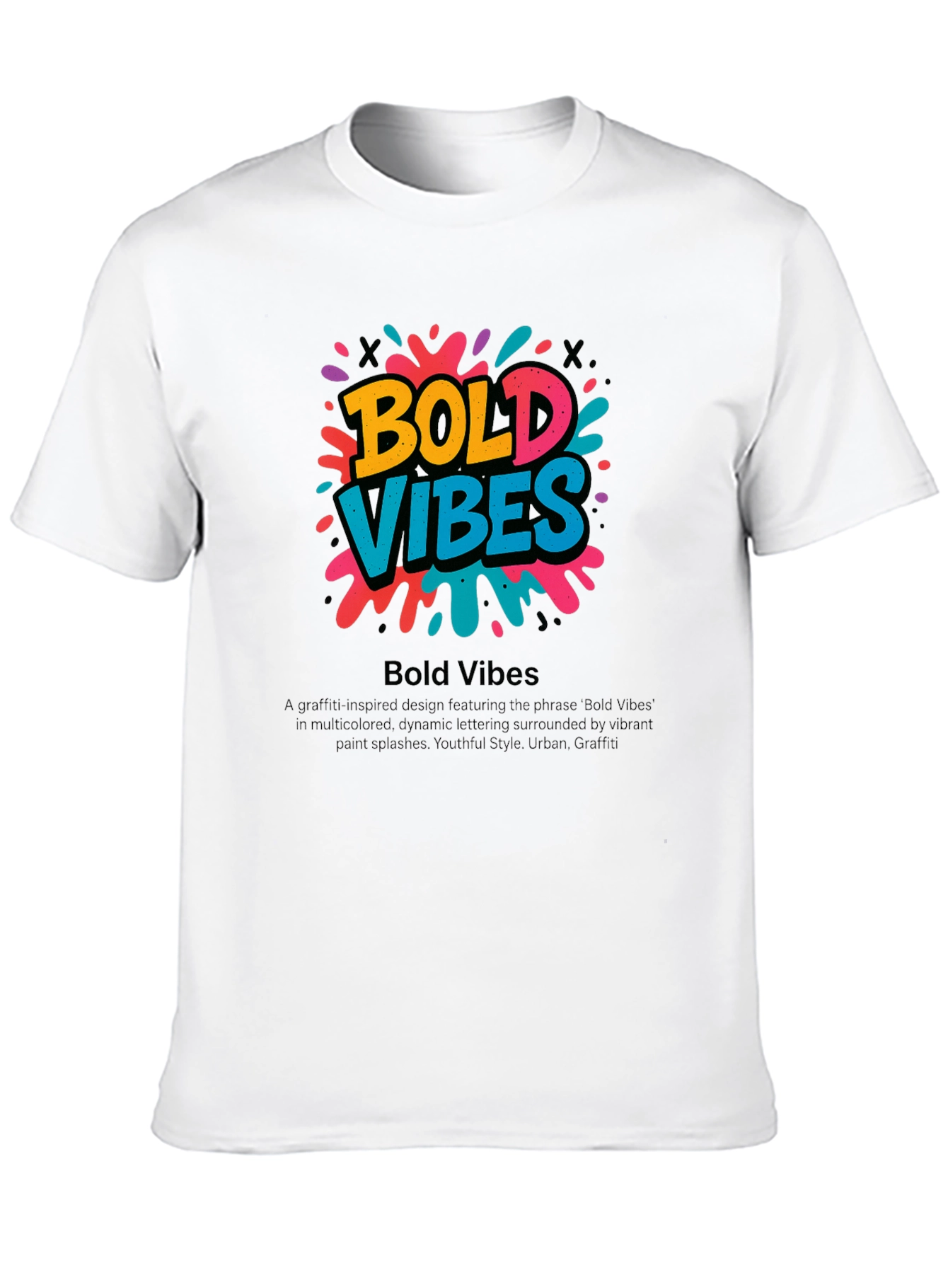 Bold Vibes Graphic Tee - Urban Style