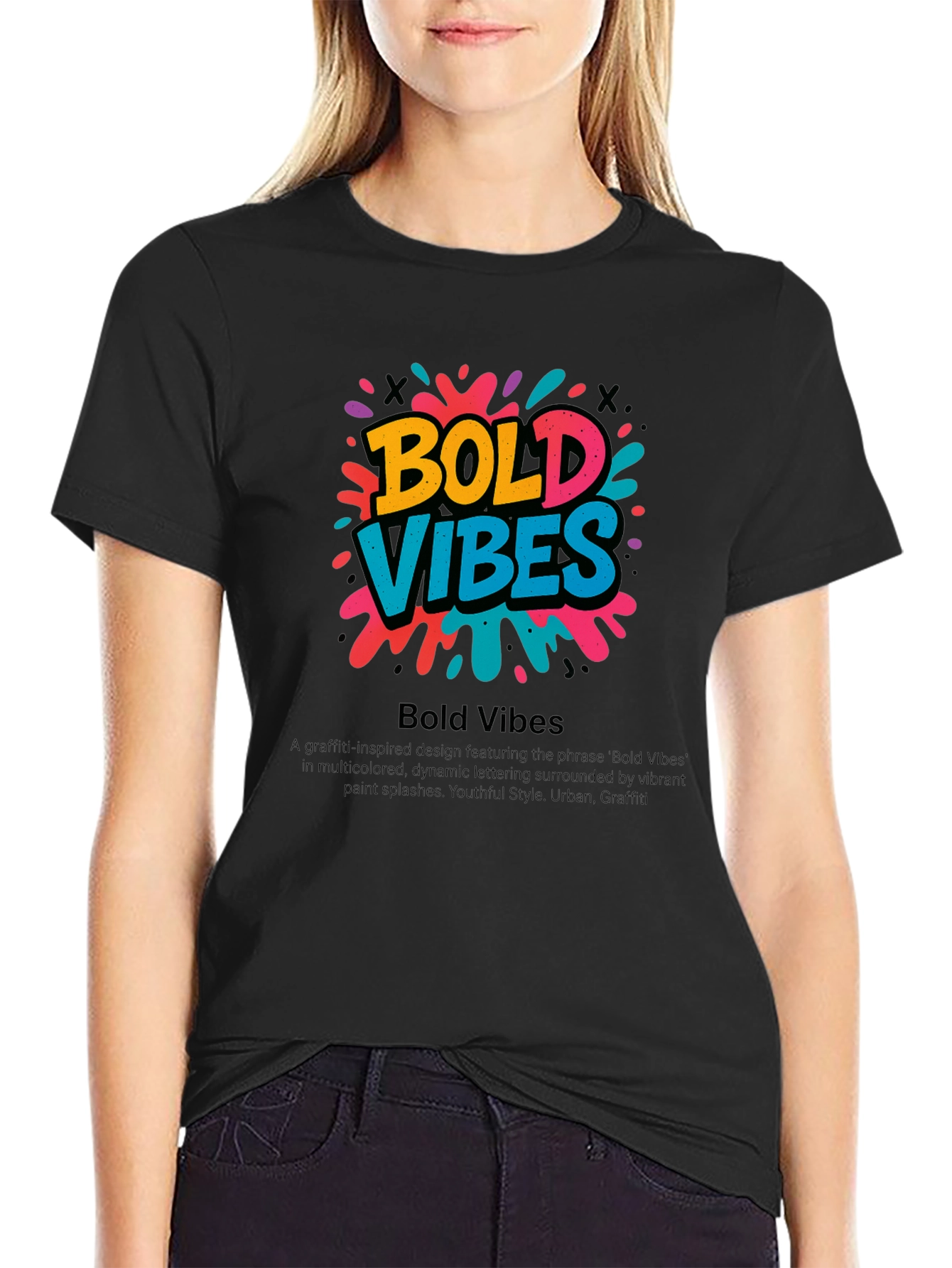 Bold Vibes Graphic Tee - Urban Style