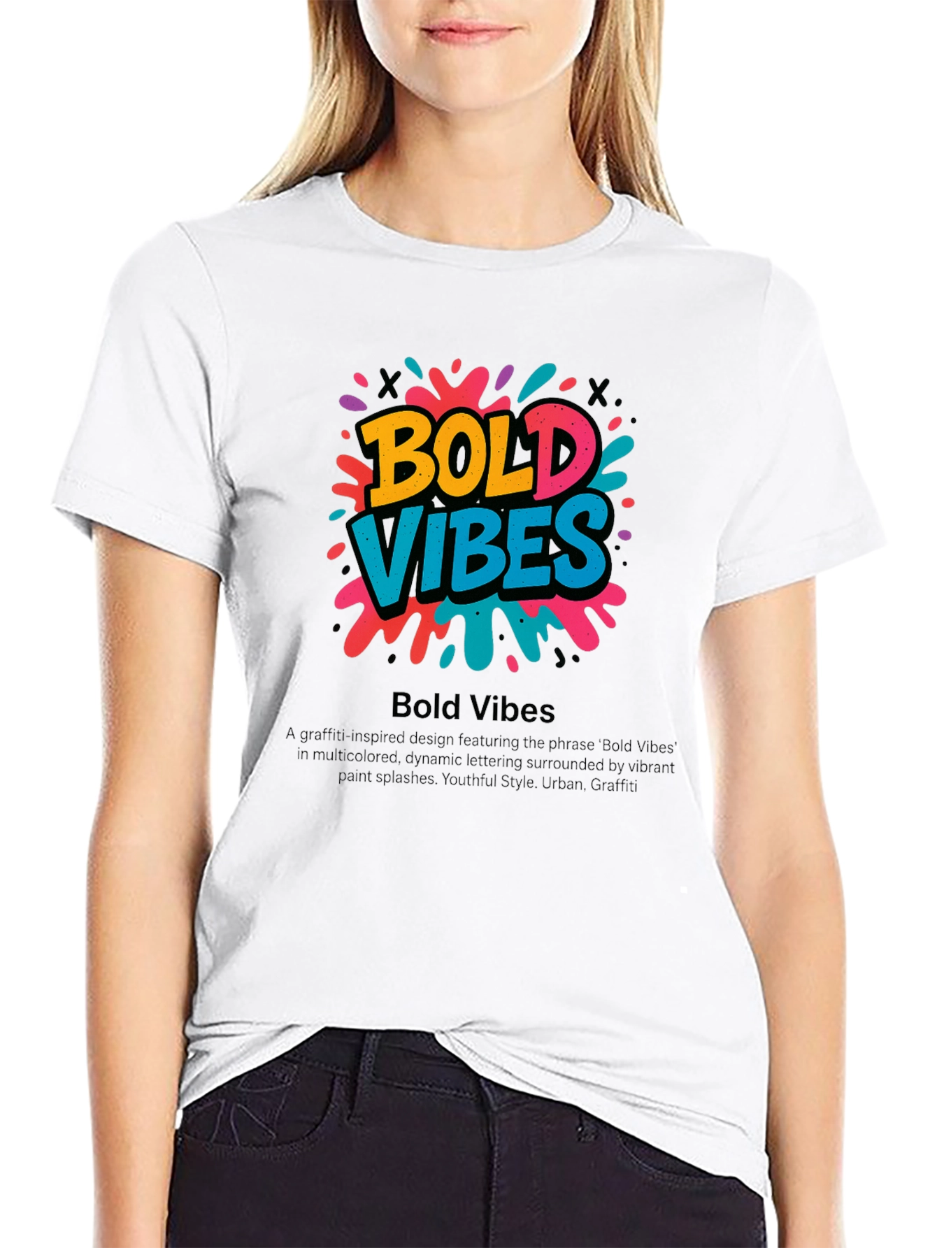 Bold Vibes Graphic Tee - Urban Style