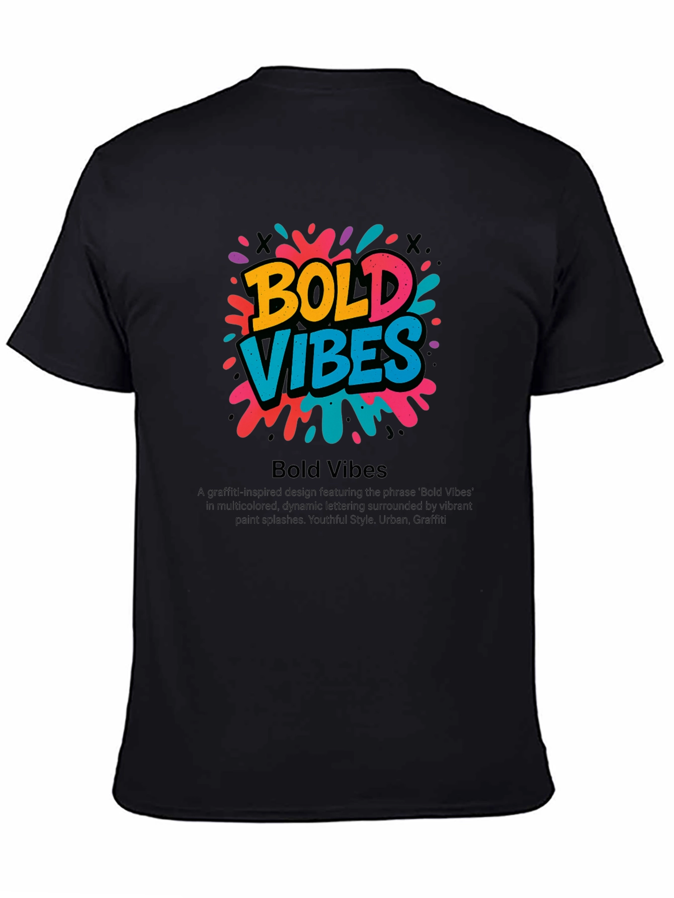 Bold Vibes Graphic Tee - Urban Style