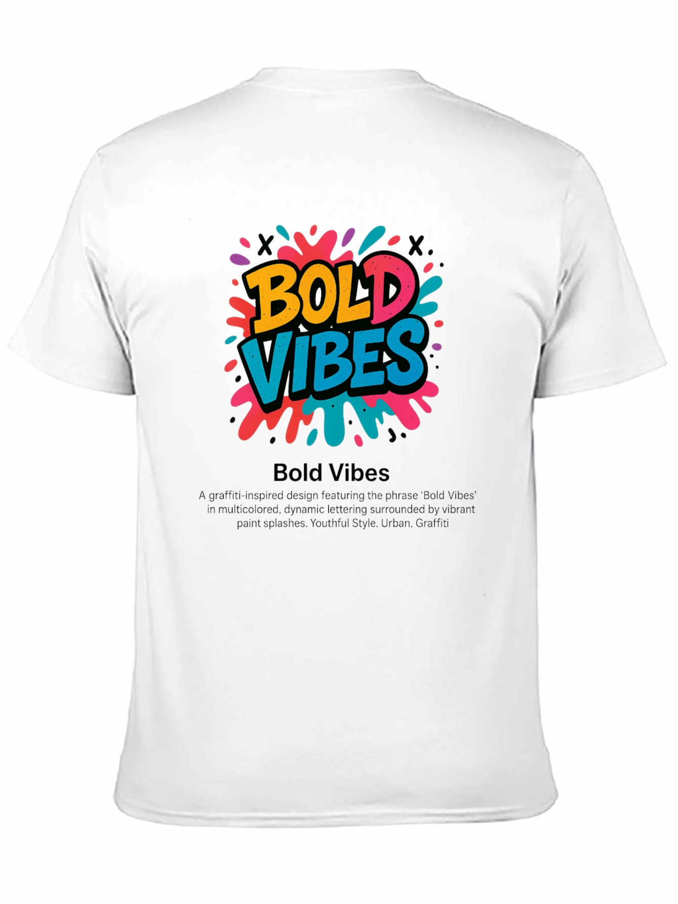 Bold Vibes Graphic Tee - Urban Style