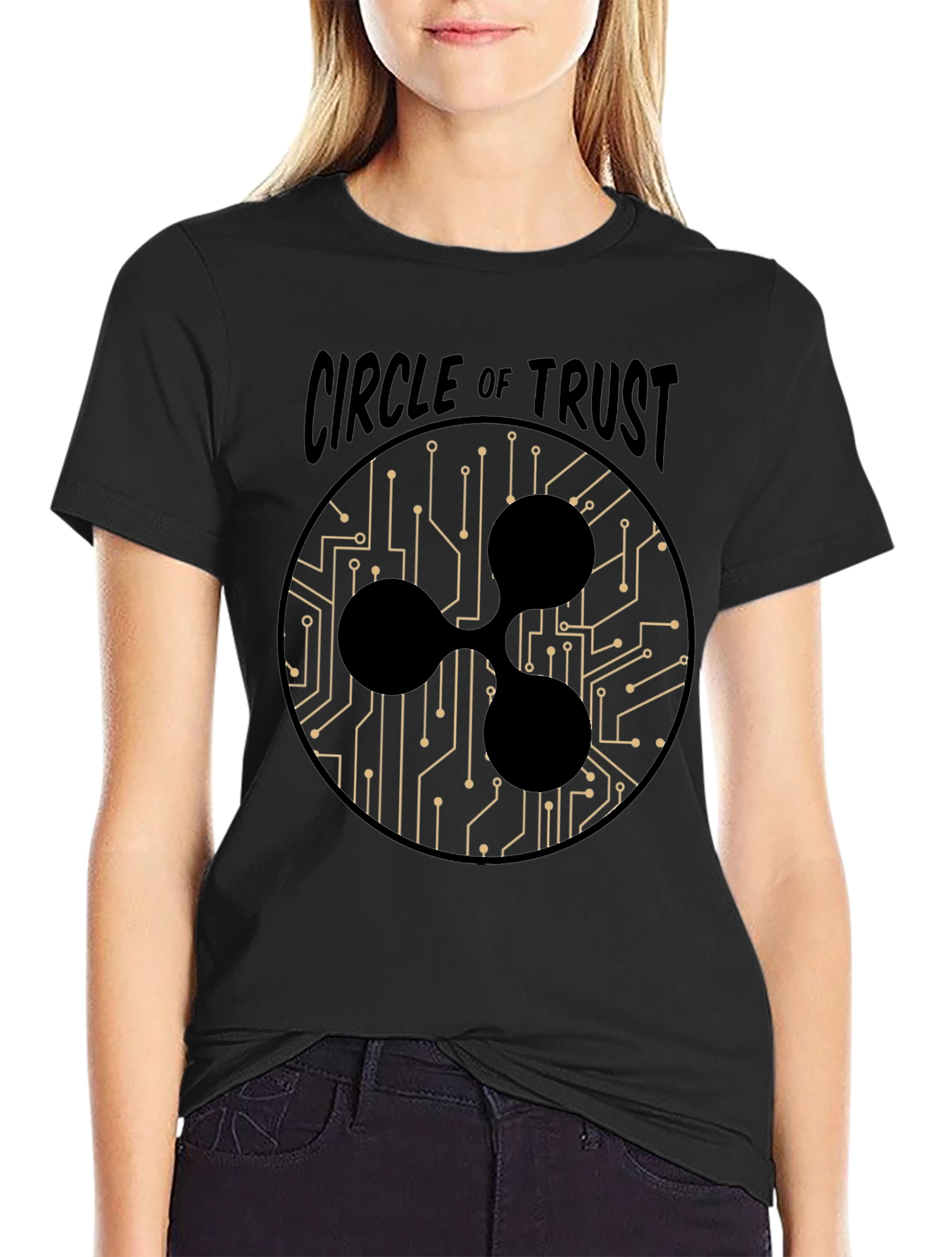 Circle of Trust Ripple T-Shirt - Crypto Design