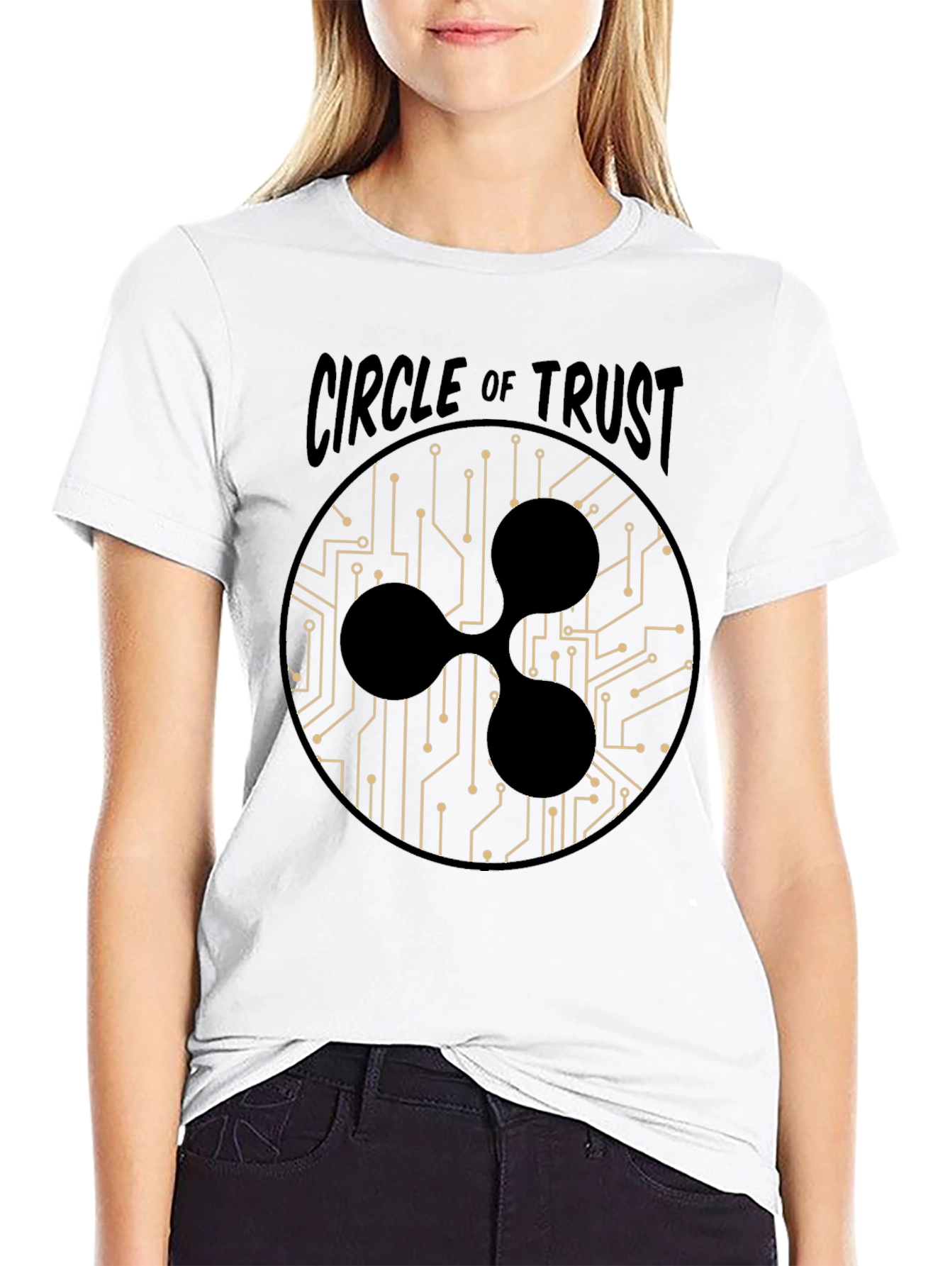 Circle of Trust Ripple T-Shirt - Crypto Design