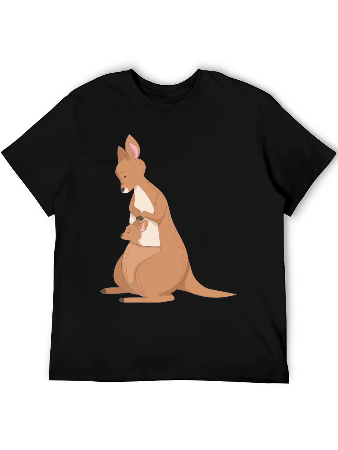 Kangaroo Mom & Baby T-Shirt - Soft Cotton Blend