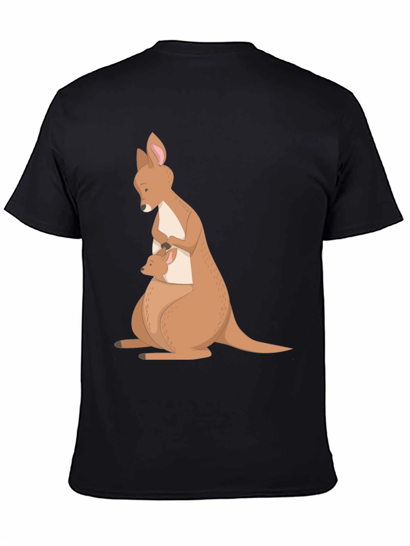 Kangaroo Mom & Baby T-Shirt - Soft Cotton Blend