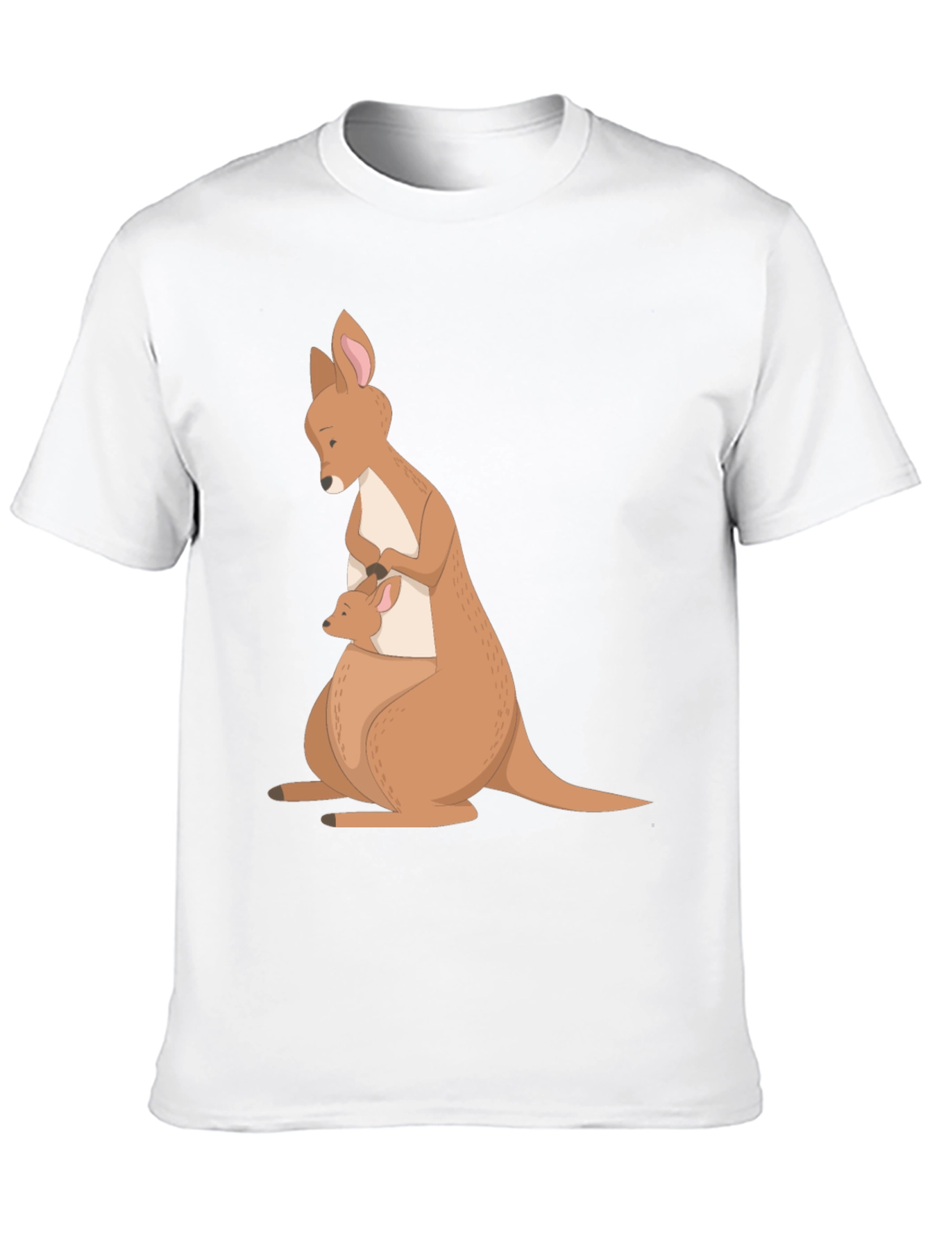 Kangaroo Mom & Baby T-Shirt - Soft Cotton Blend