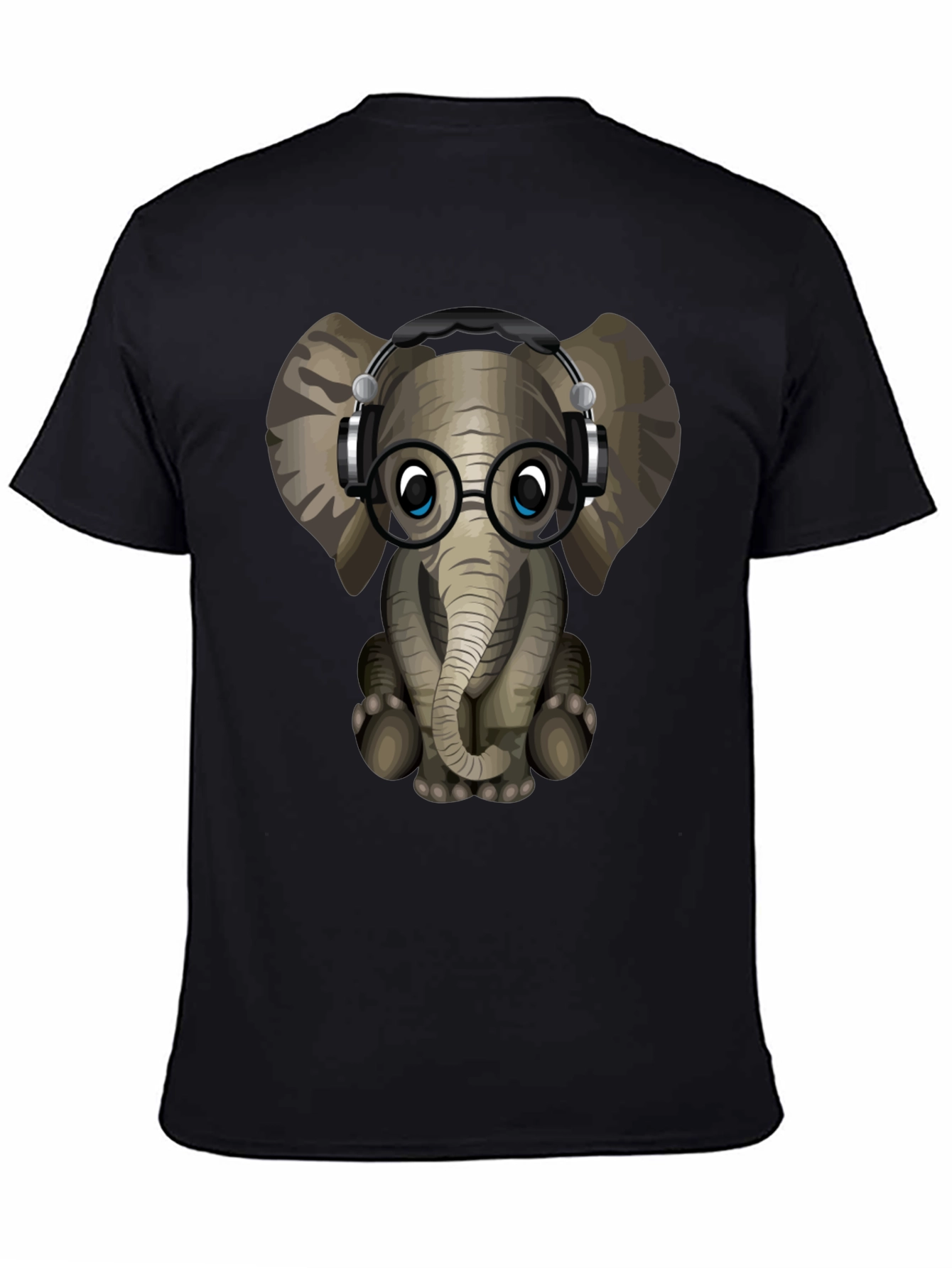 Geek Elephant Graphic Tee - Cool Animal T-Shirt