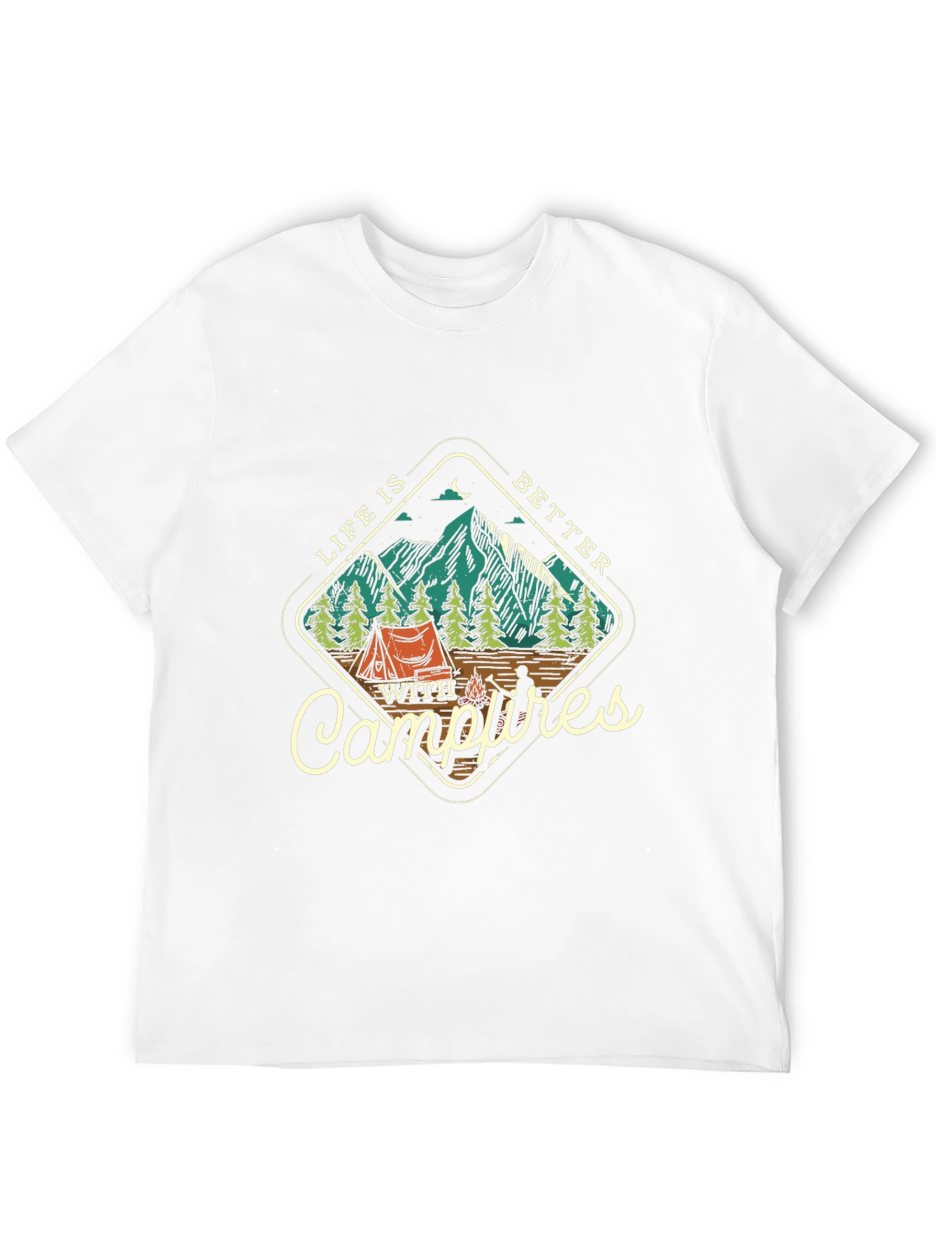 Campfire Life T-Shirt: Outdoor Adventure Tee