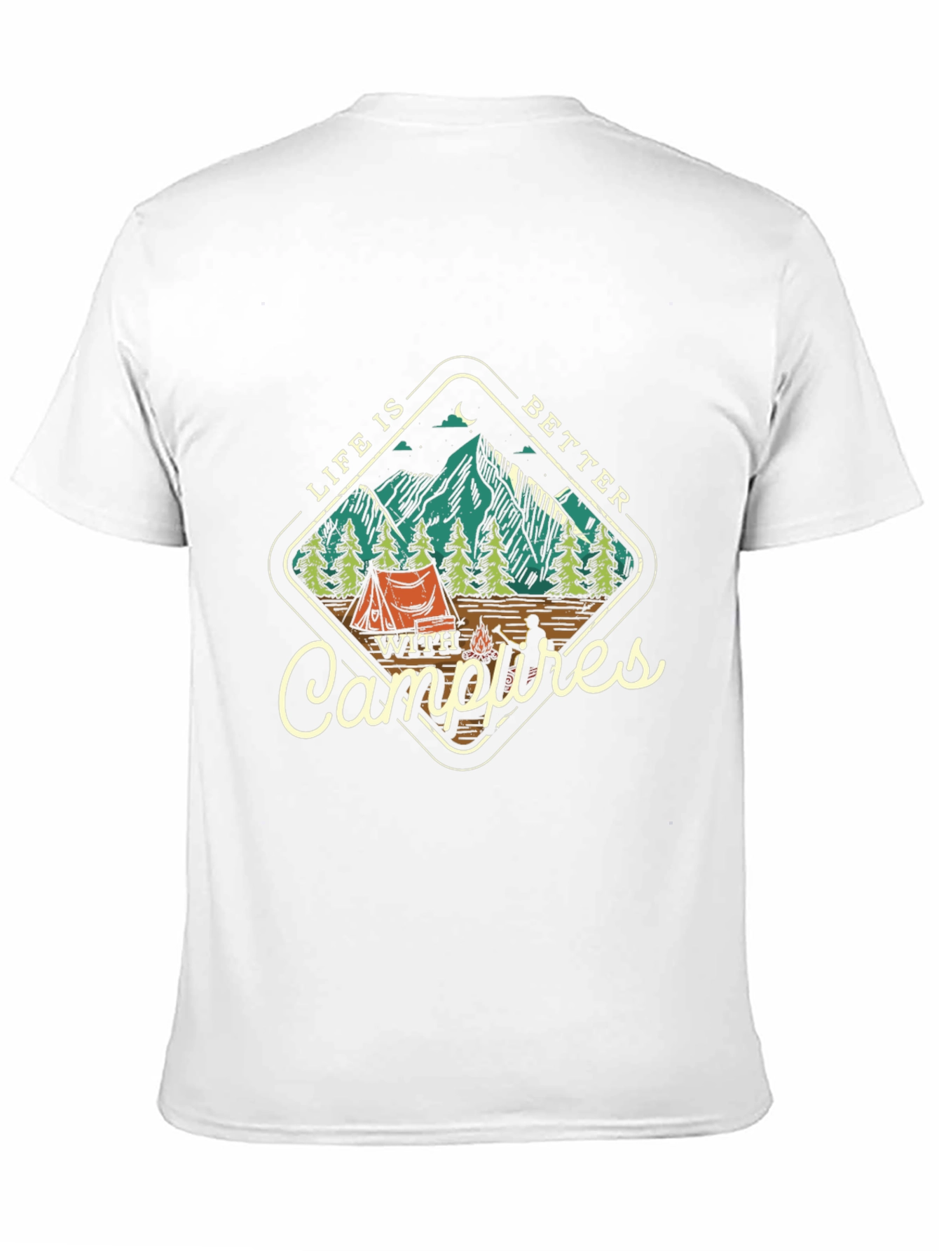Campfire Life T-Shirt: Outdoor Adventure Tee