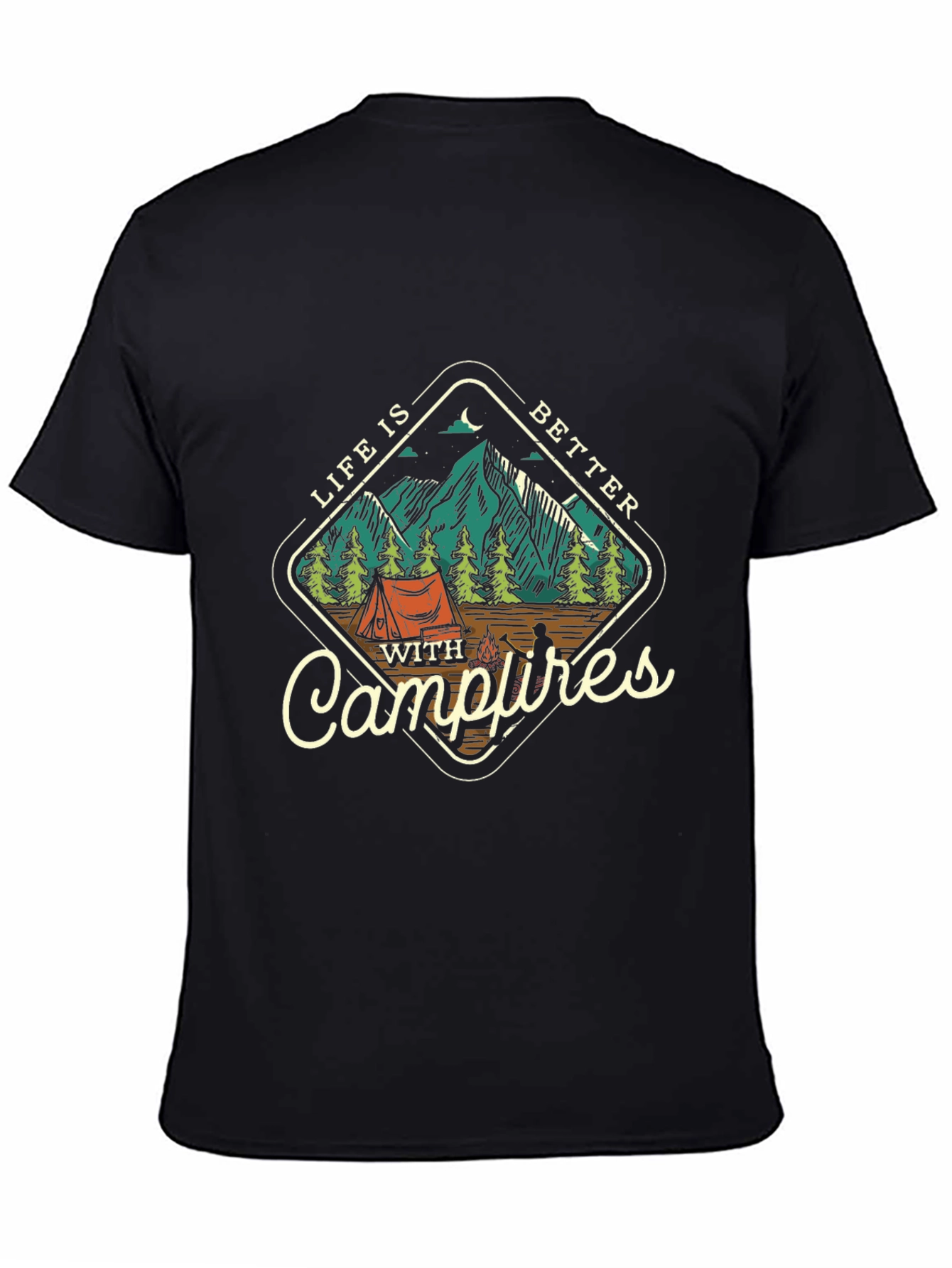 Campfire Life T-Shirt: Outdoor Adventure Tee