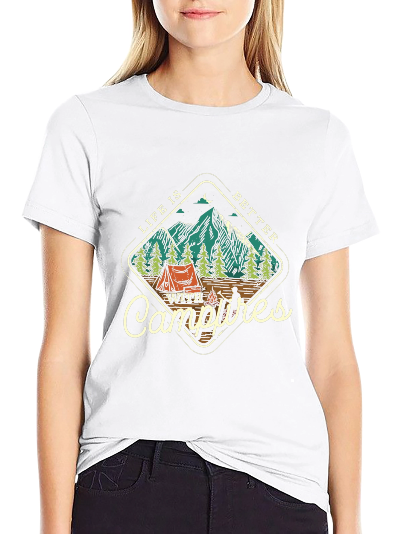 Campfire Life T-Shirt: Outdoor Adventure Tee