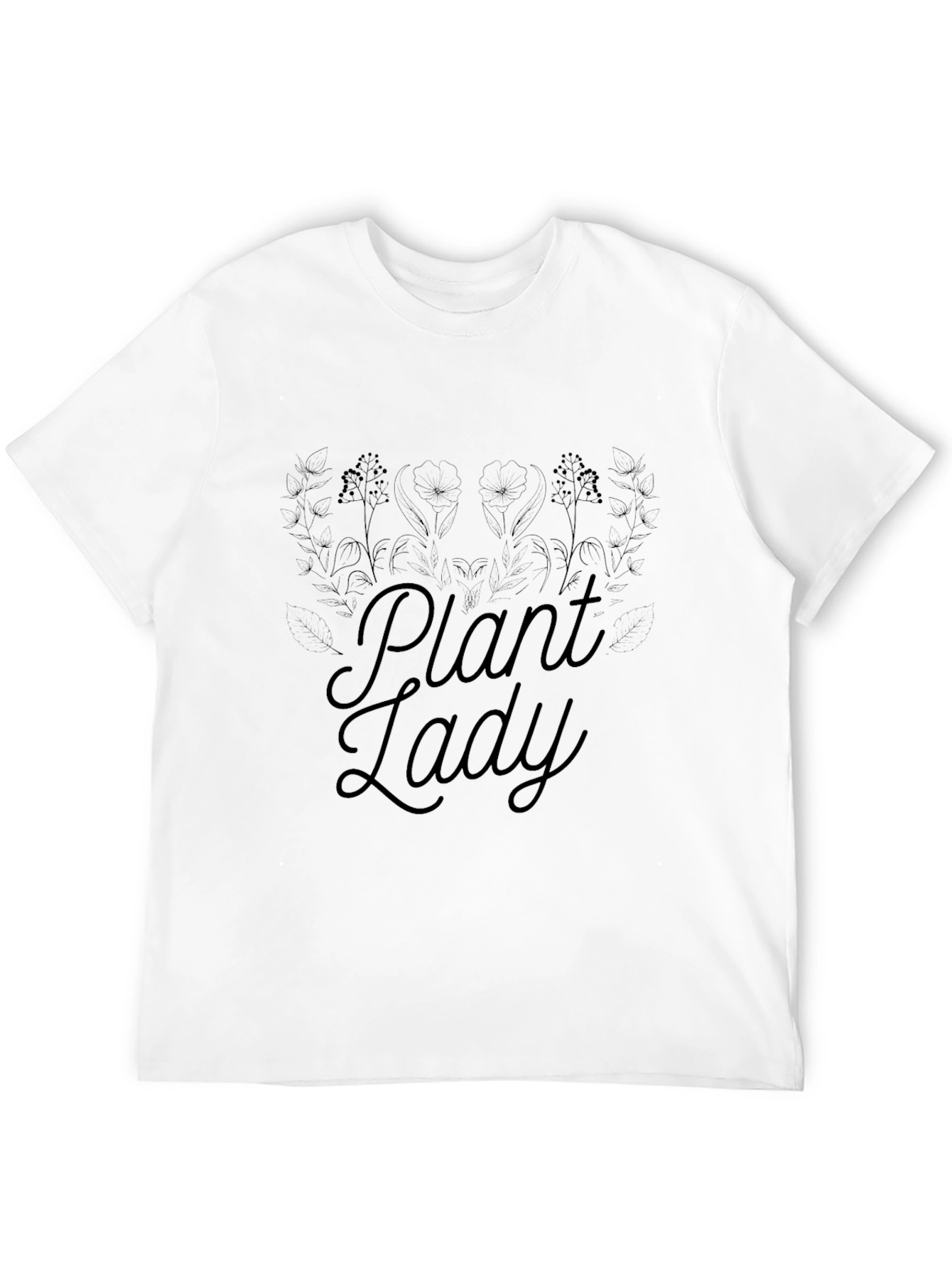 Plant Lady Graphic Tee - Black