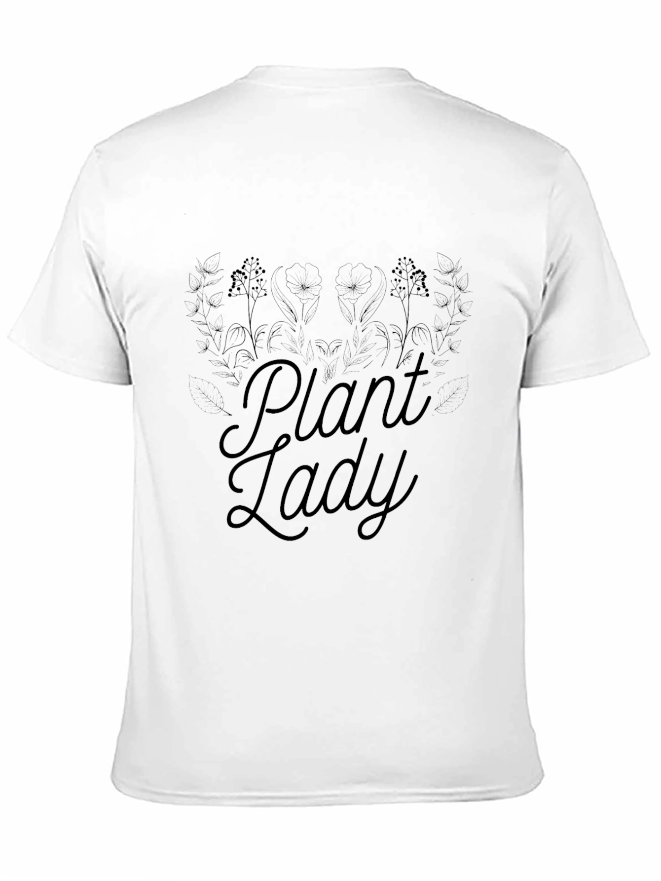 Plant Lady Graphic Tee - Black