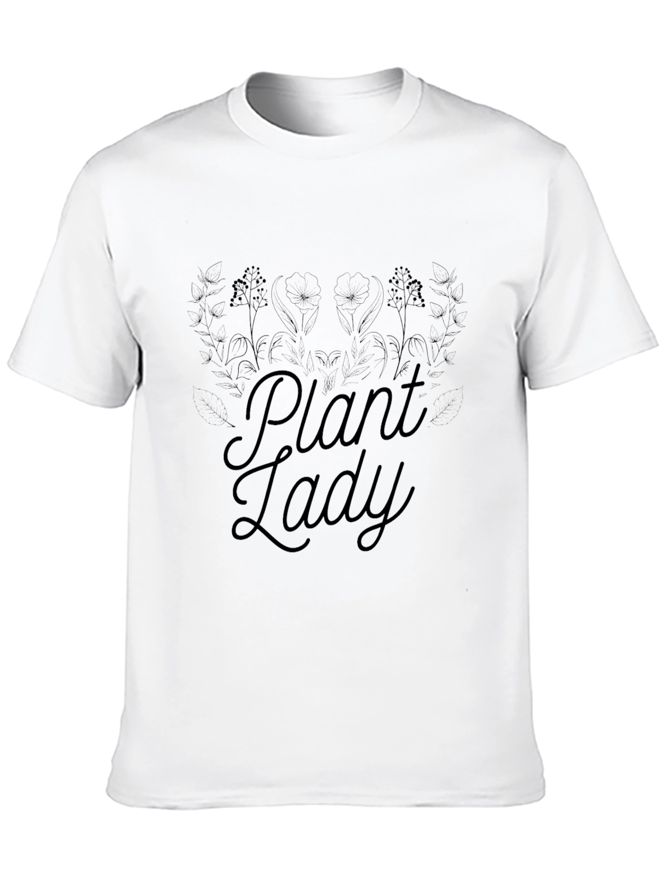 Plant Lady Graphic Tee - Black