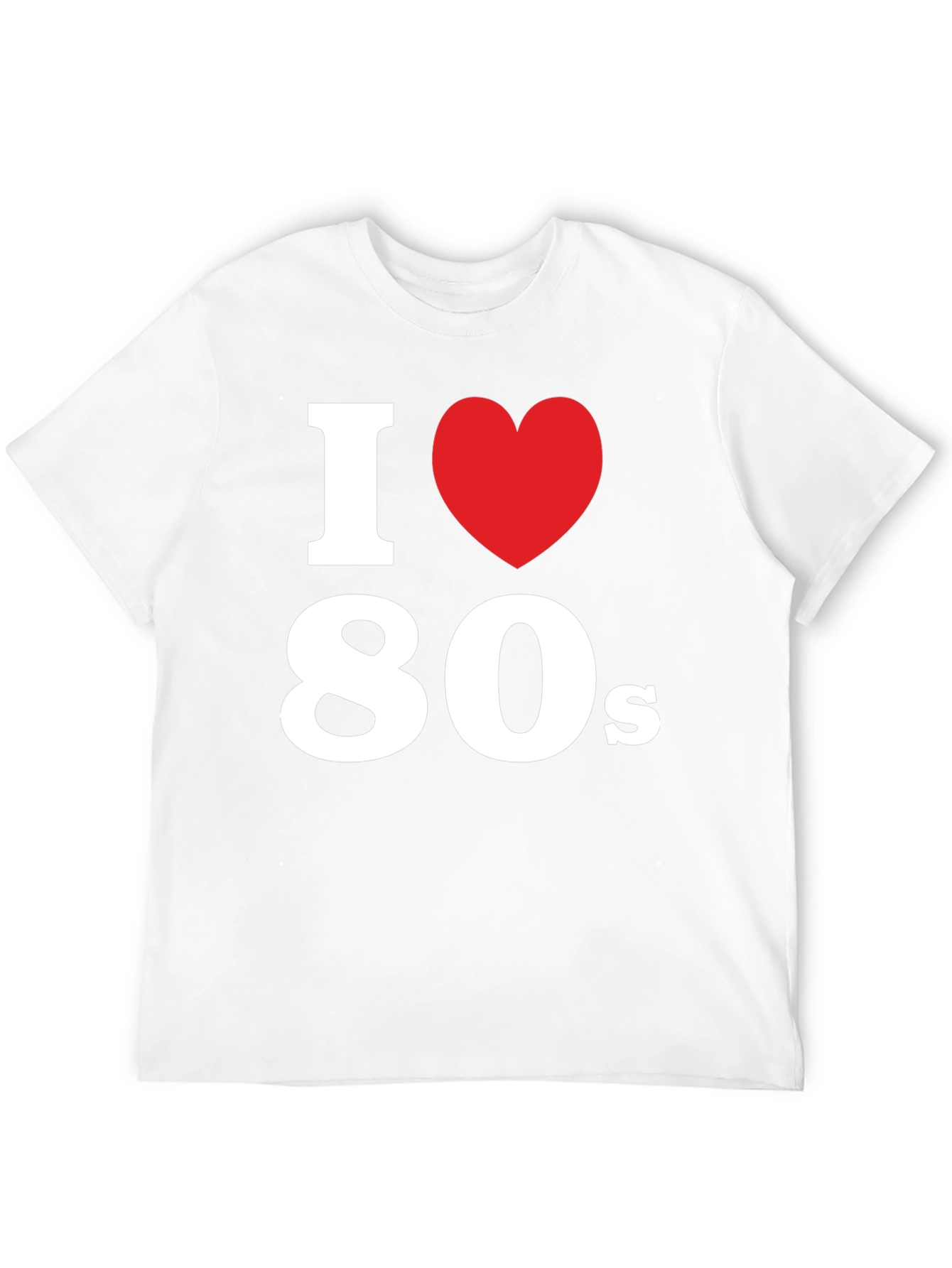 I Heart 80s T-Shirt - Retro Nostalgia Tee