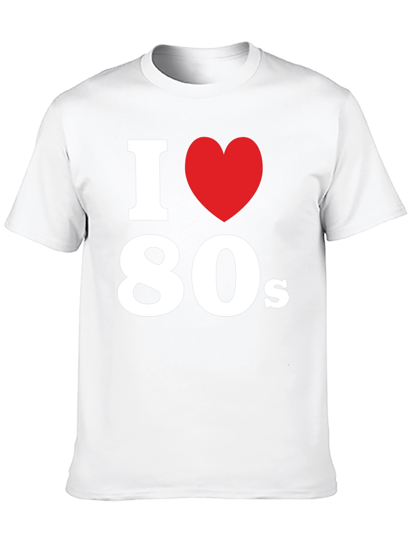 I Heart 80s T-Shirt - Retro Nostalgia Tee