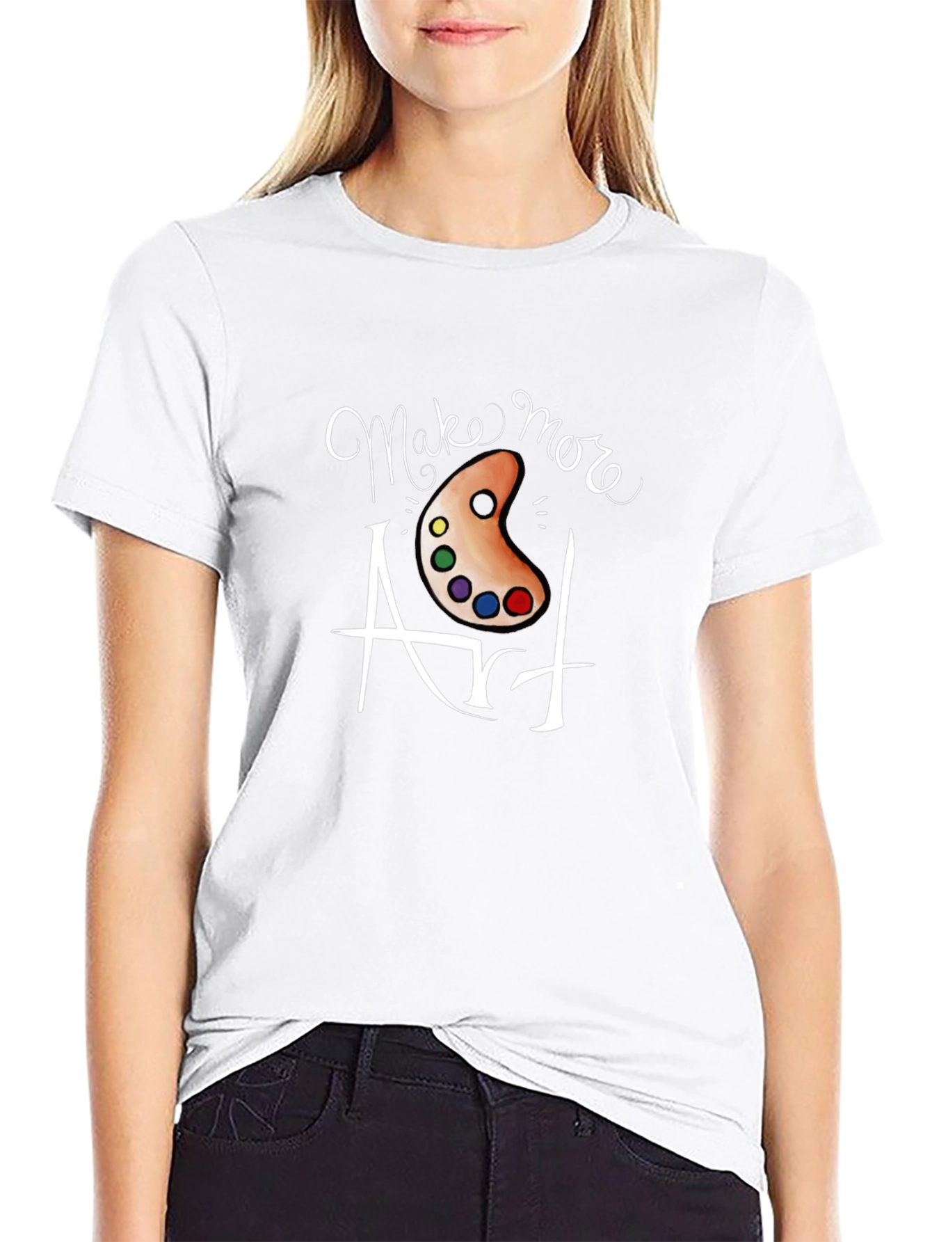 Make More Art T-Shirt - Artistic Expression Tee