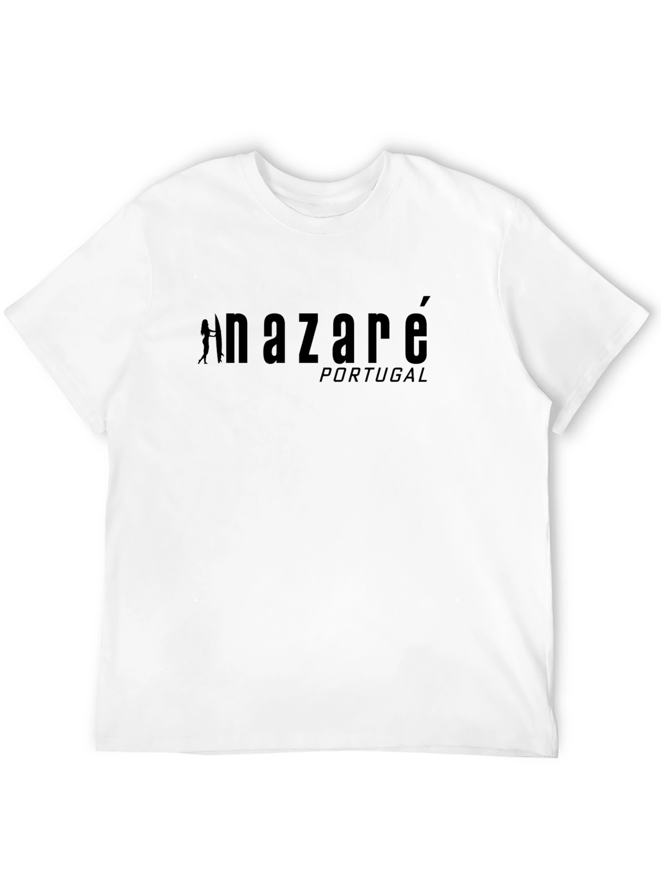 Nazaré Portugal Graphic Tee - Black Casual Shirt