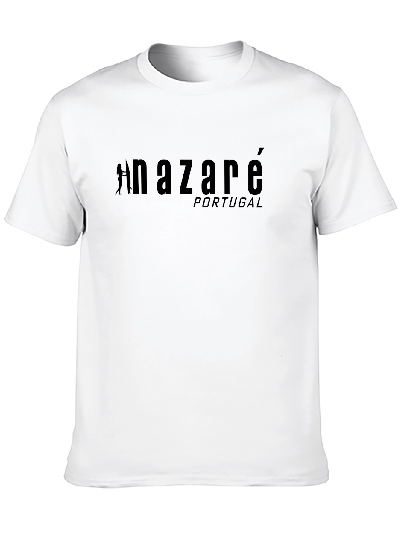 Nazaré Portugal Graphic Tee - Black Casual Shirt