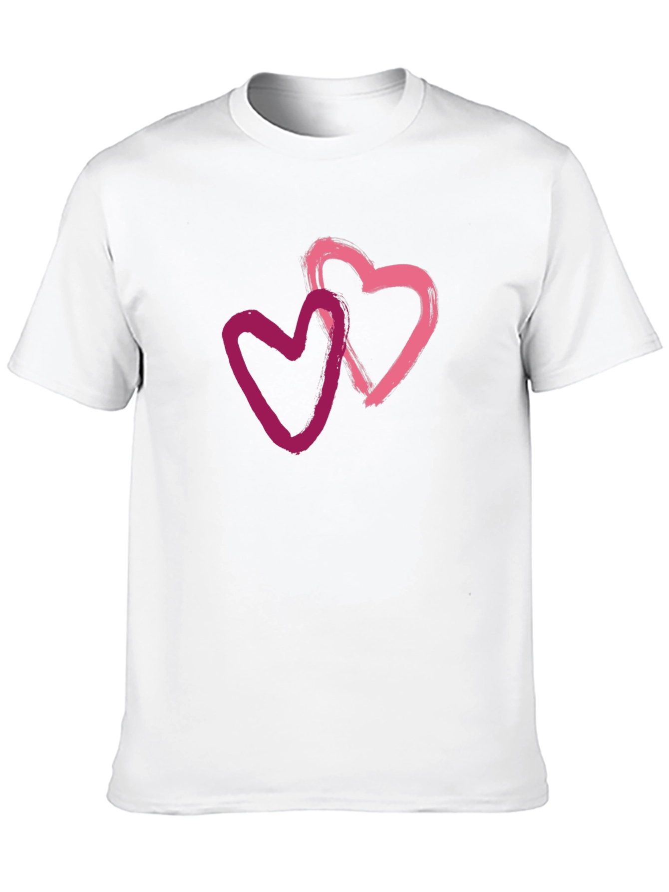 Heart to Heart Tee - Stylish Graphic T-Shirt