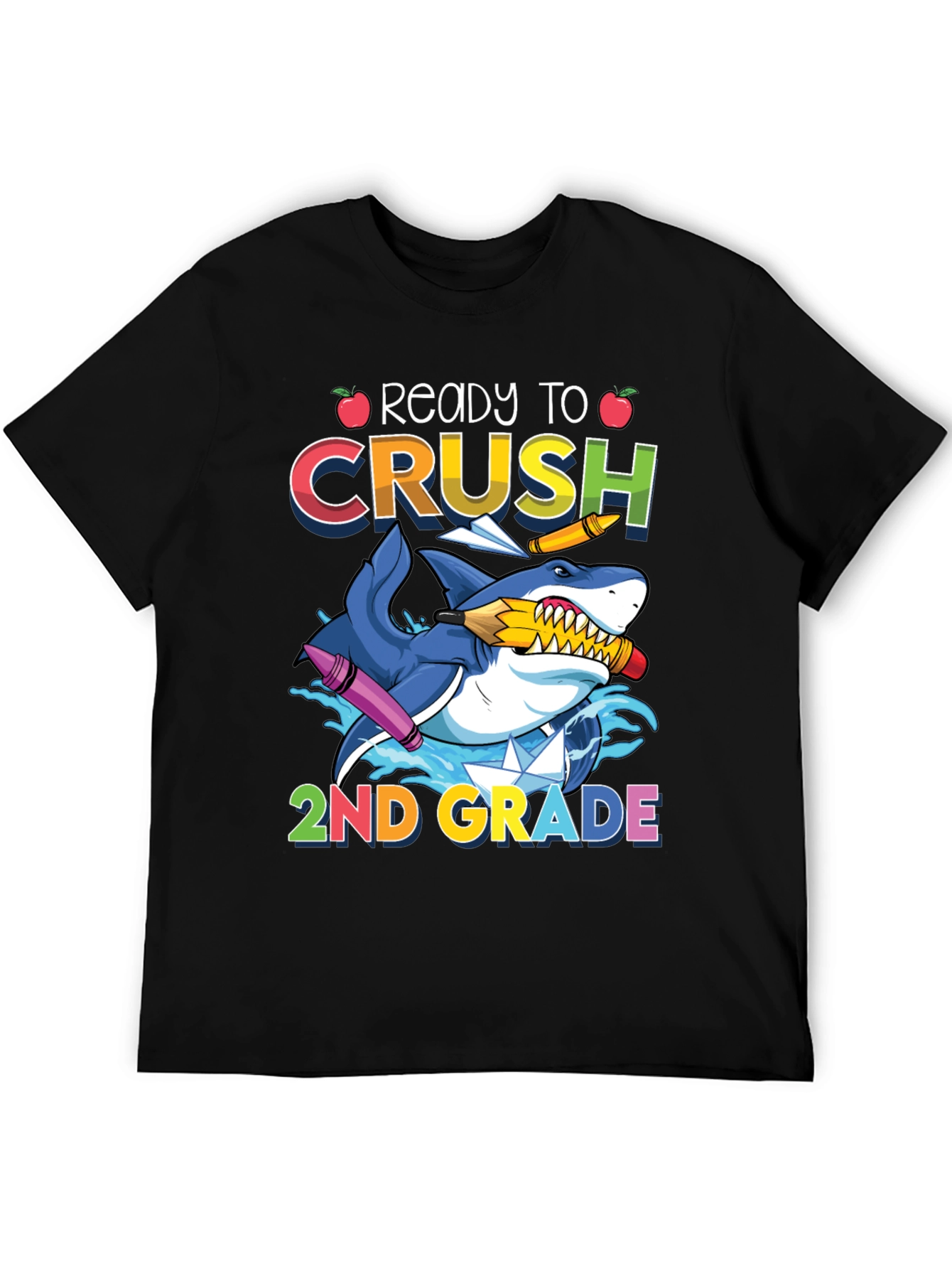 Ready to Crush 2nd Grade Shark T-Shirt