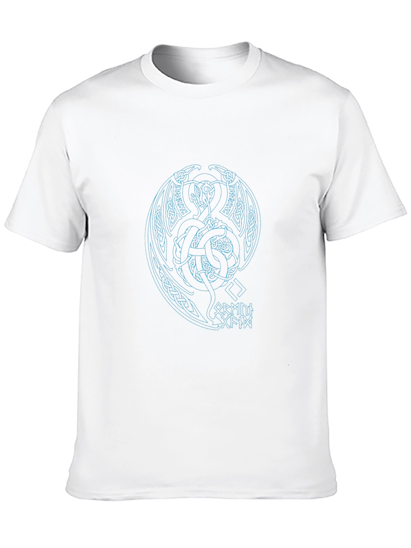 Celtic Dragon Graphic T-Shirt - Black