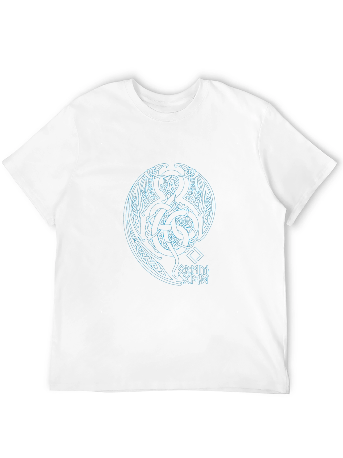 Celtic Dragon Graphic T-Shirt - Black