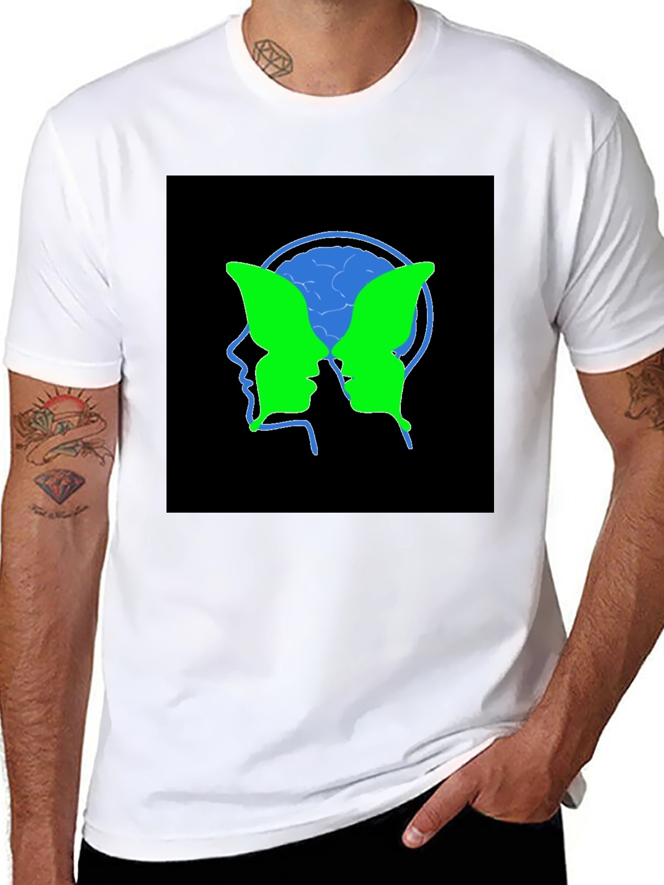 Abstract Butterfly Mind Tee