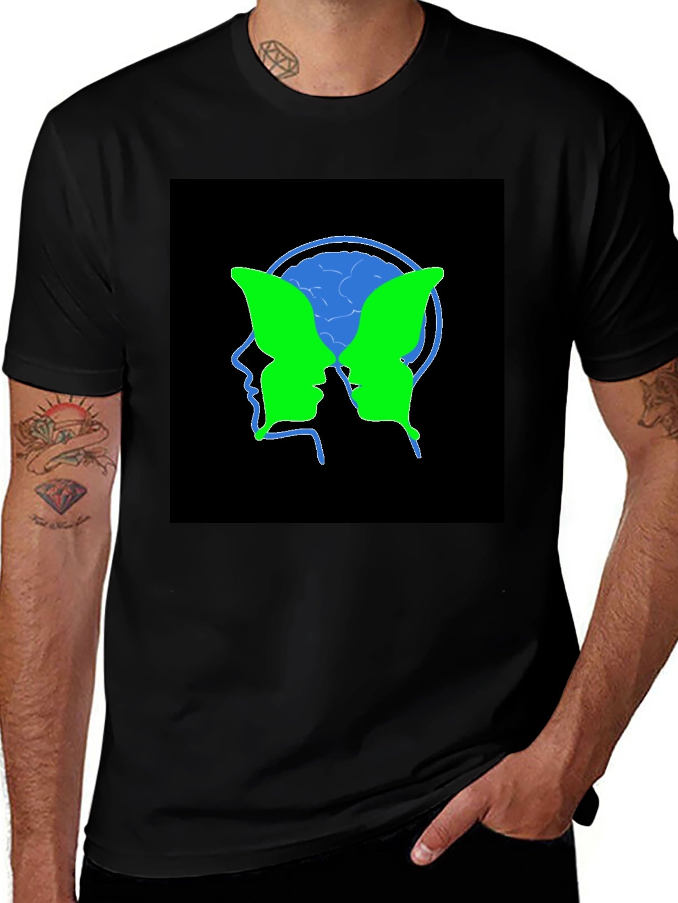 Abstract Butterfly Mind Tee