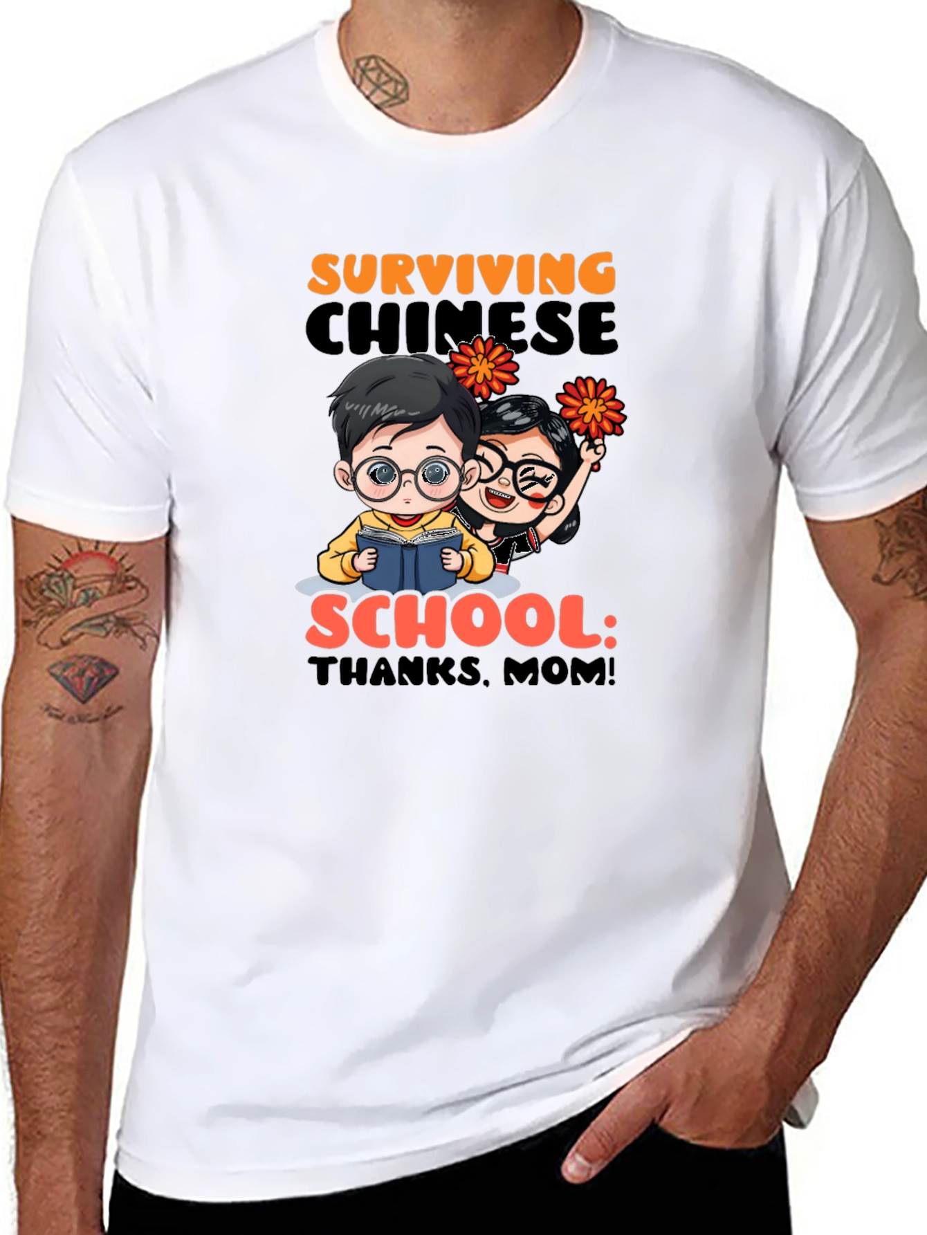 Surviving Chinese School Graphic Tee