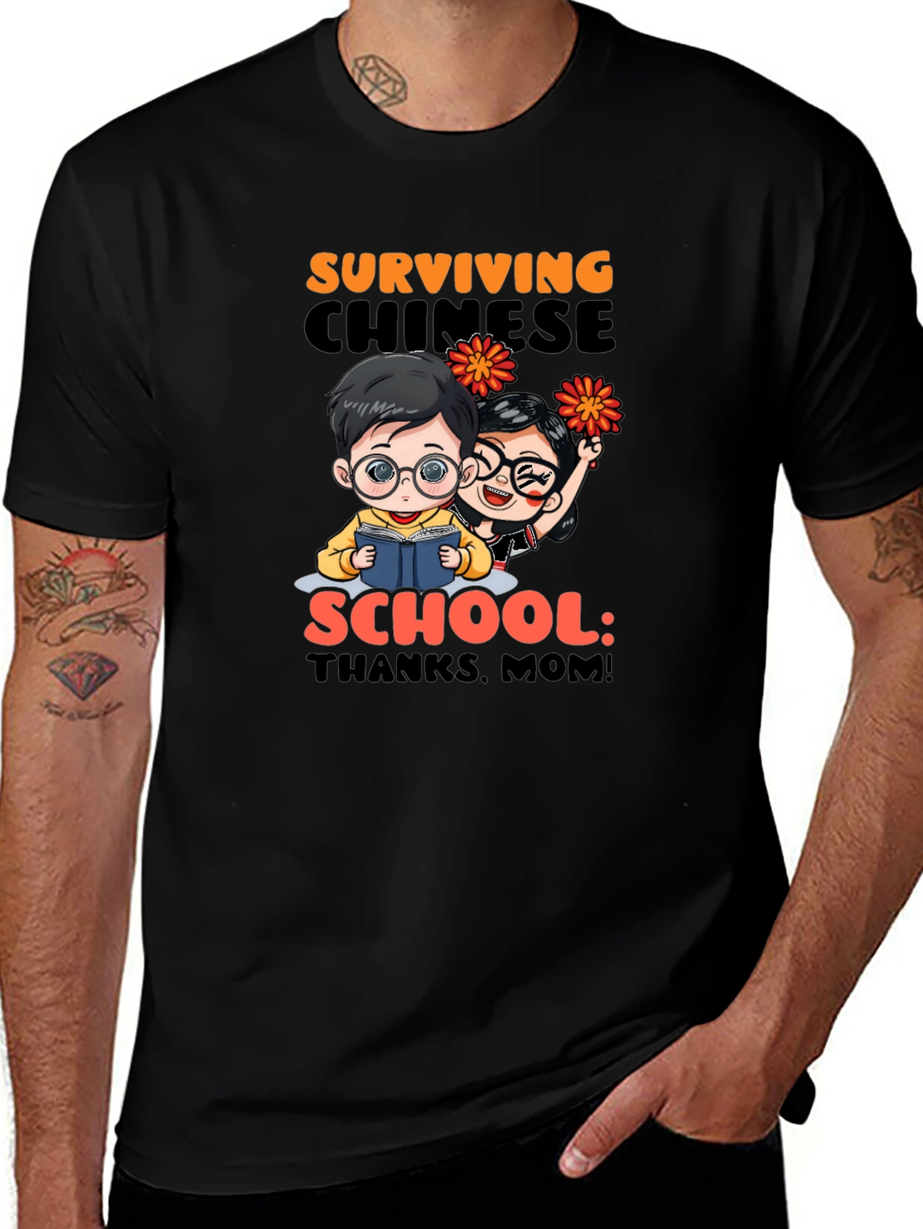 Surviving Chinese School Graphic Tee