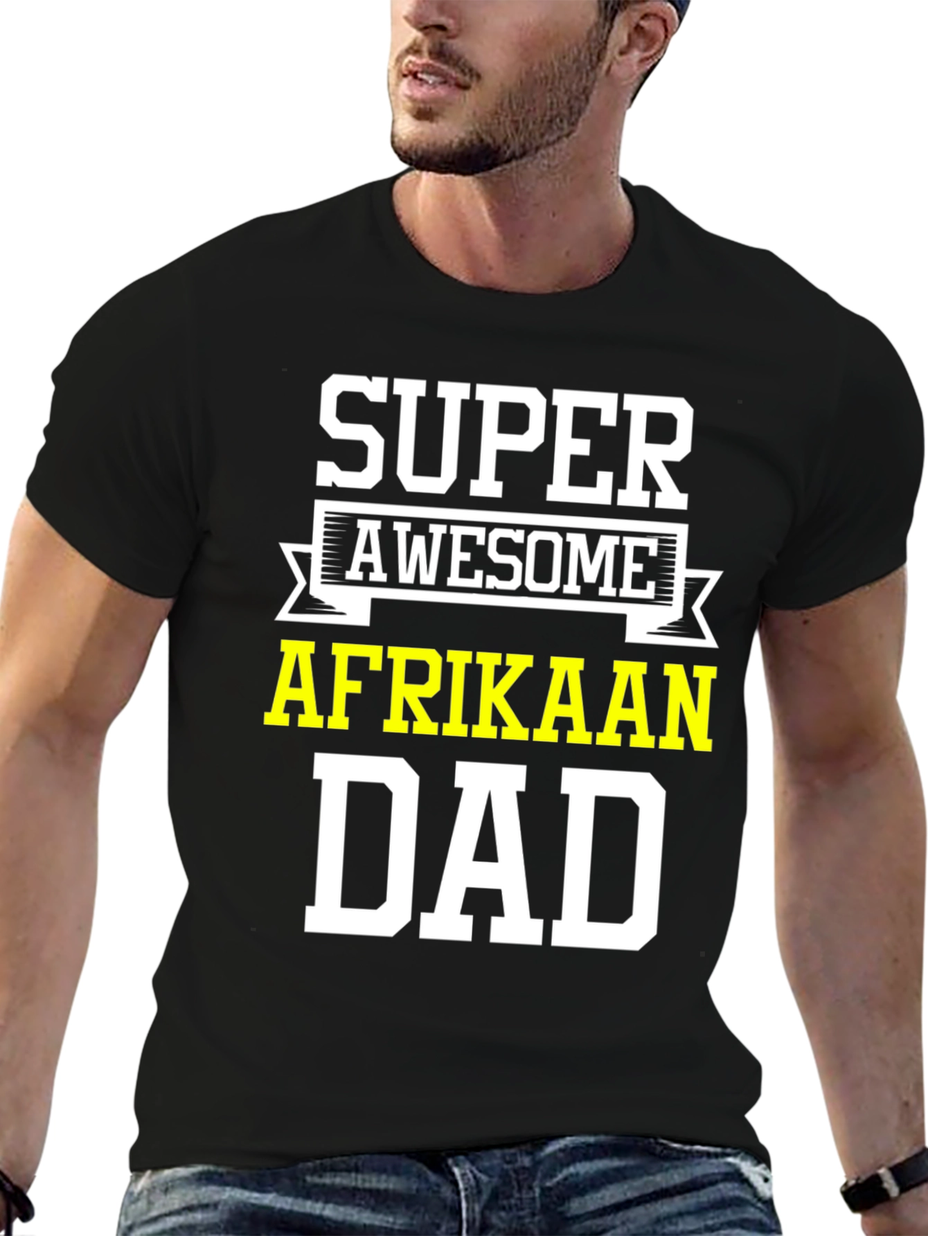 Super Awesome Afrikaan Dad T-Shirt