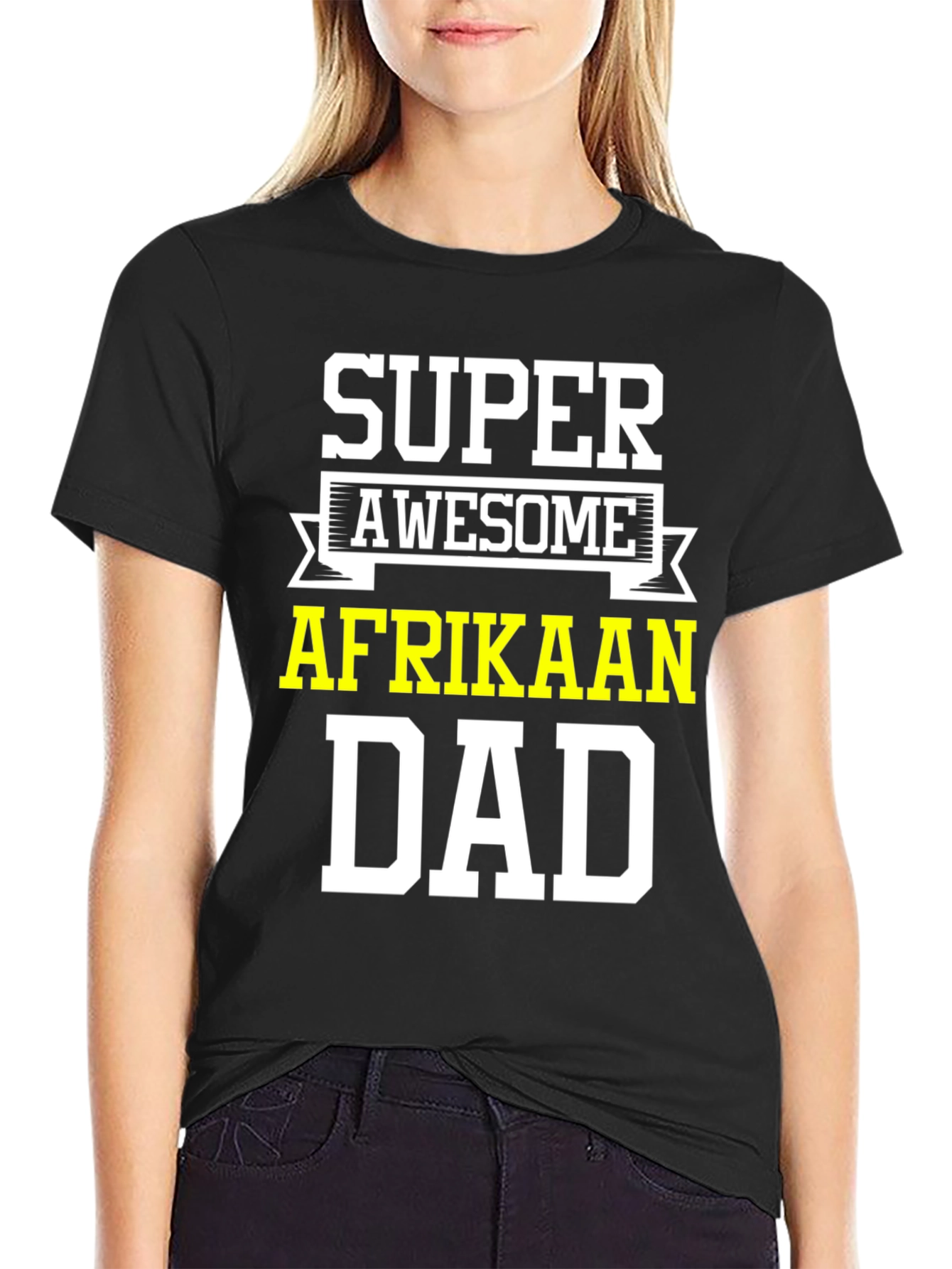 Super Awesome Afrikaan Dad T-Shirt