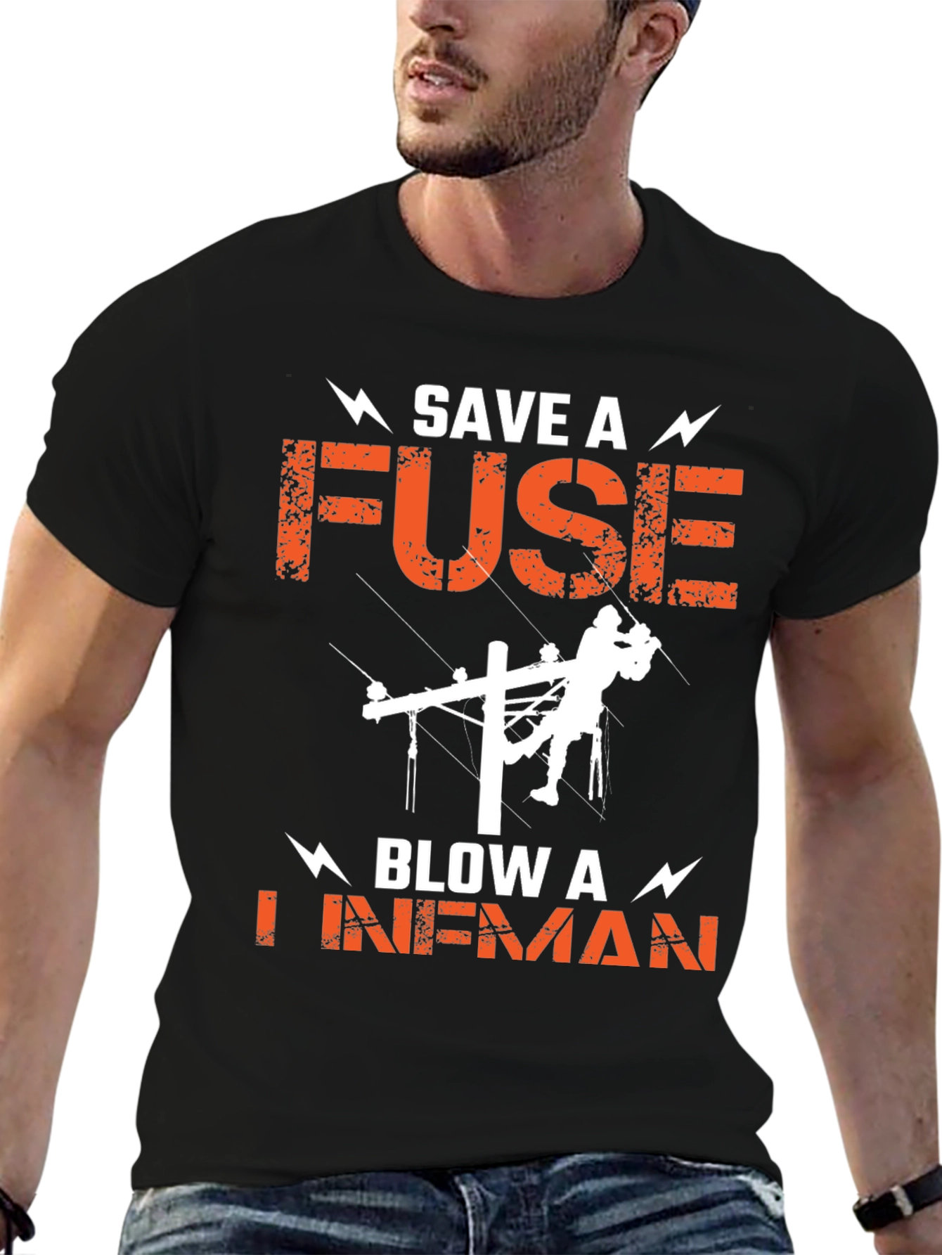 Save a Fuse Blow a Lineman T-Shirt
