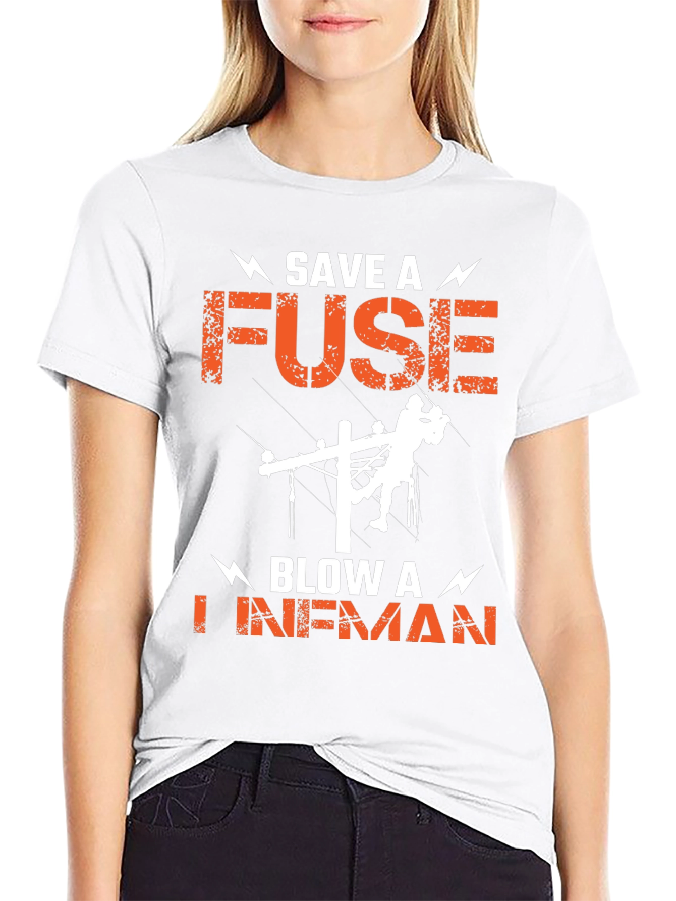 Save a Fuse Blow a Lineman T-Shirt