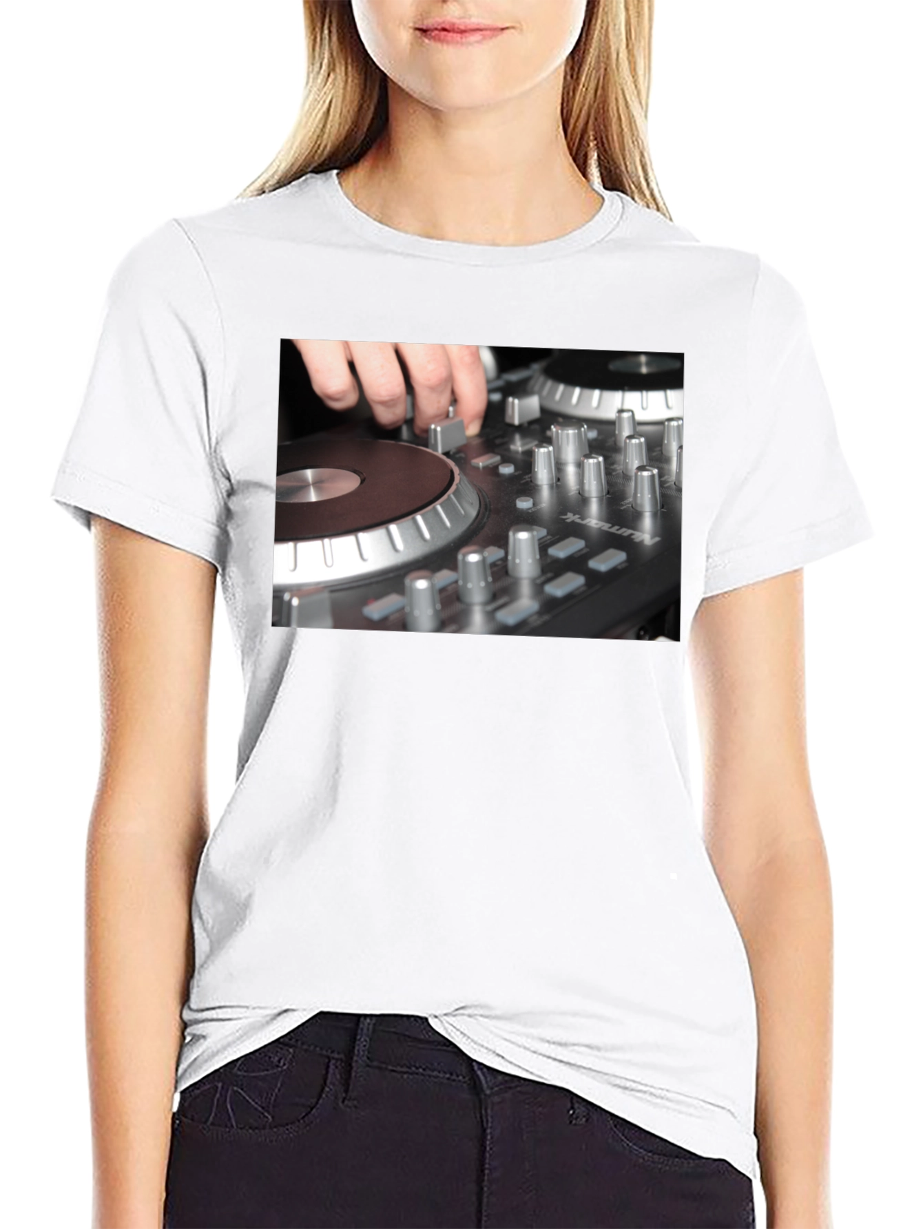 DJ Mixer Graphic T-Shirt - Music Lover Tee