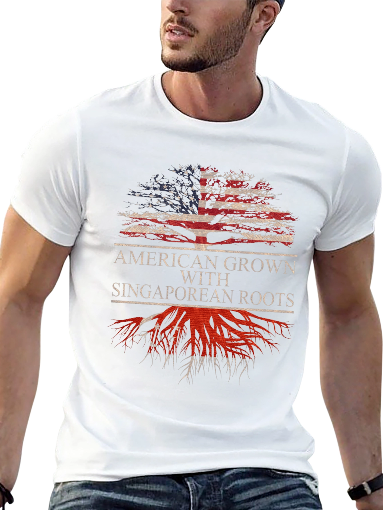 American Grown with Singaporean Roots T-Shirt
