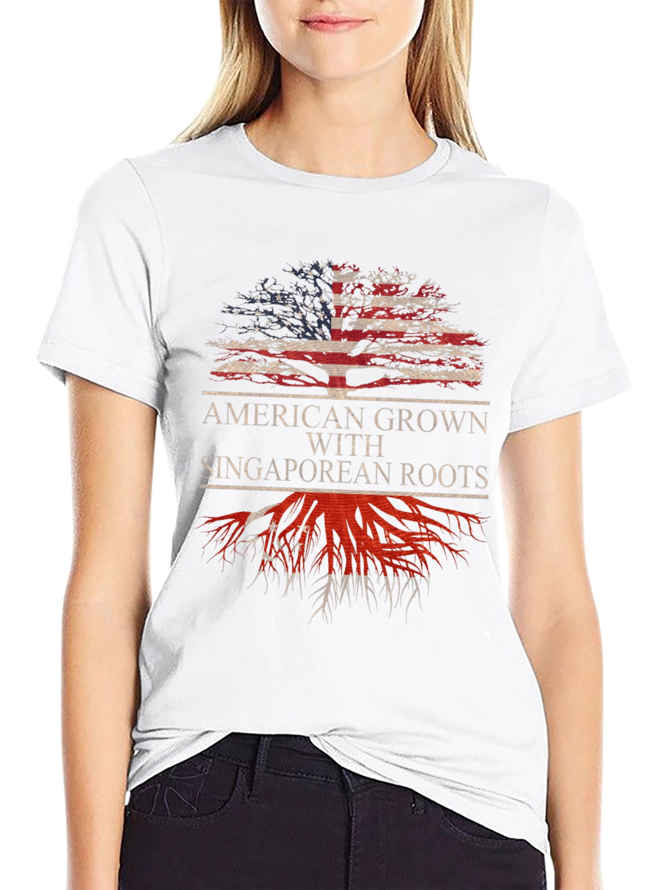 American Grown with Singaporean Roots T-Shirt