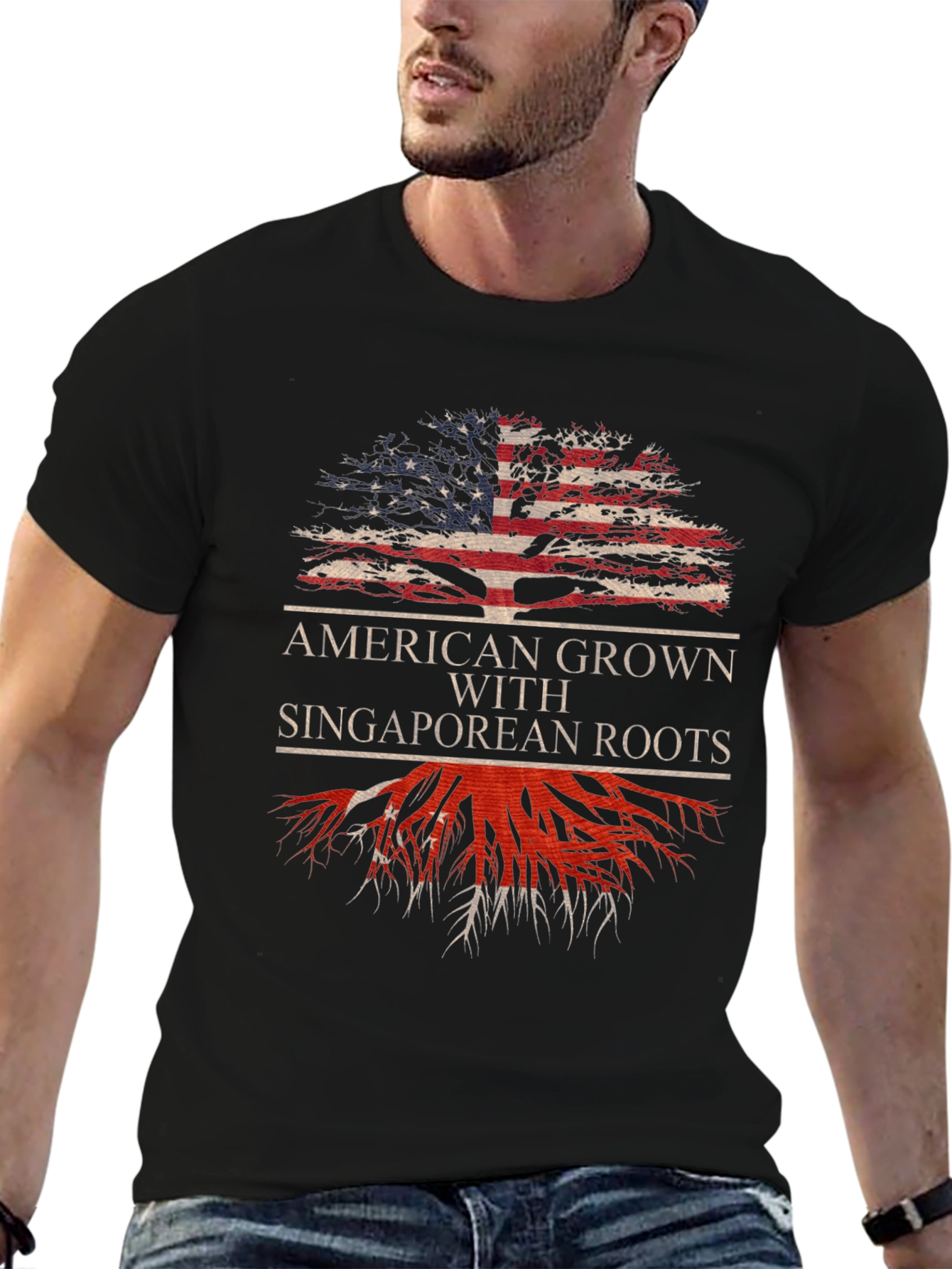 American Grown with Singaporean Roots T-Shirt