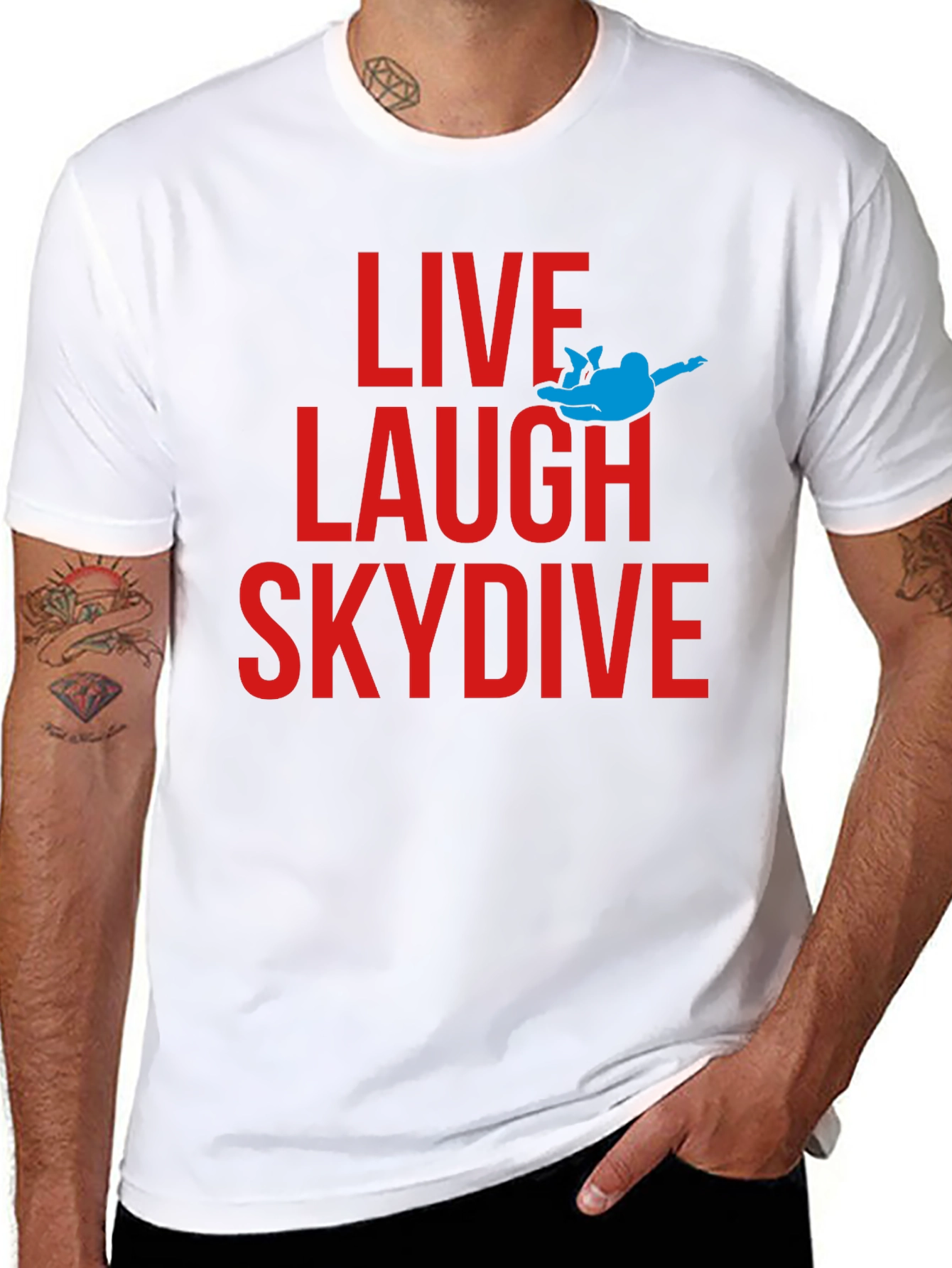 Live Laugh Skydive Graphic Tee