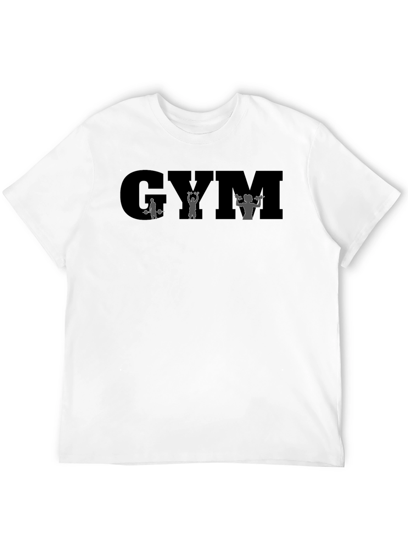 Mens GYM Fitness Workout Graphic T-Shirt