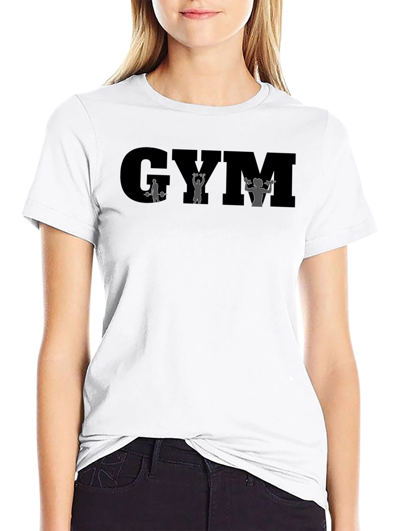 Mens GYM Fitness Workout Graphic T-Shirt