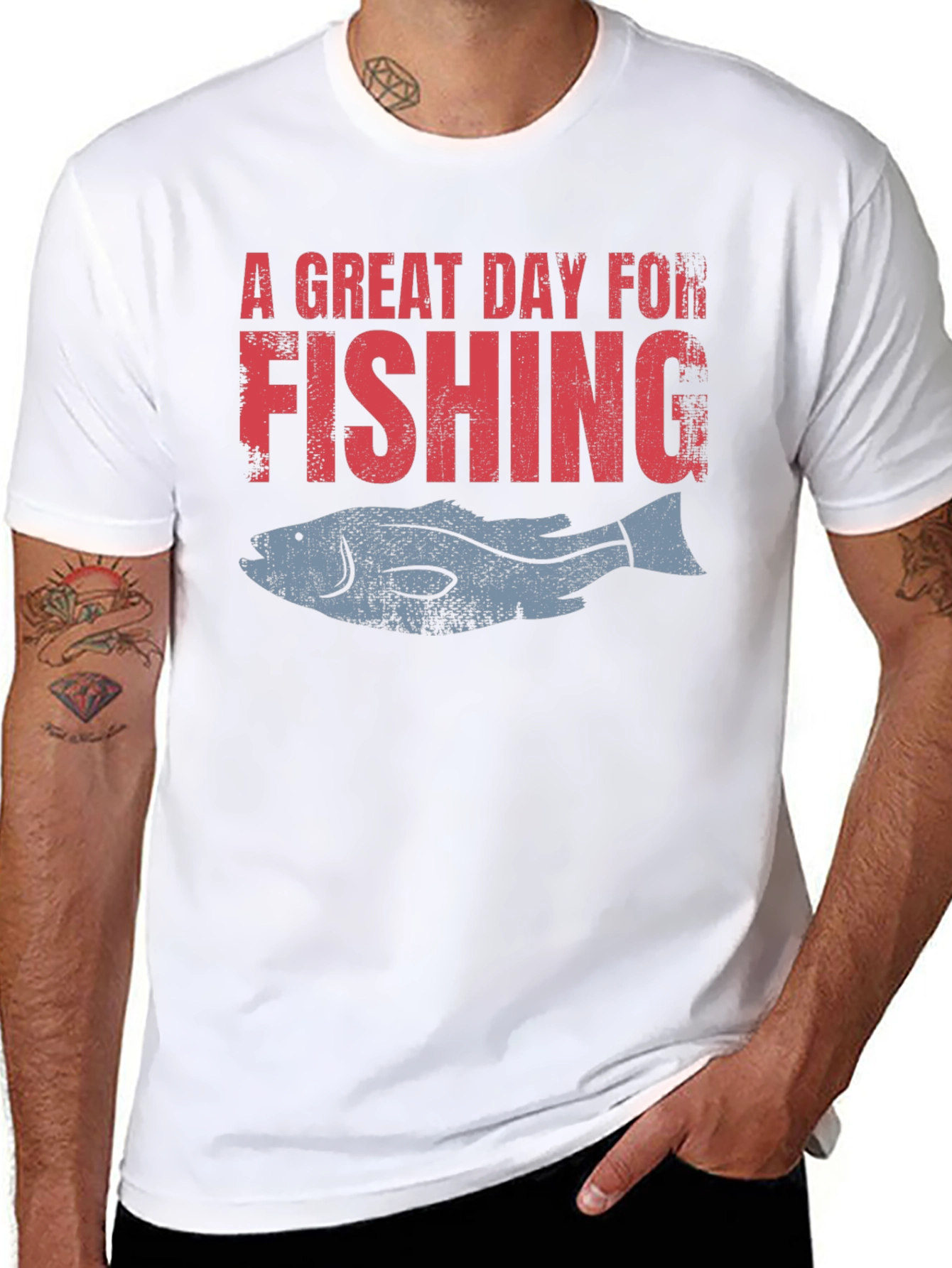 Great Day for Fishing Graphic Tee