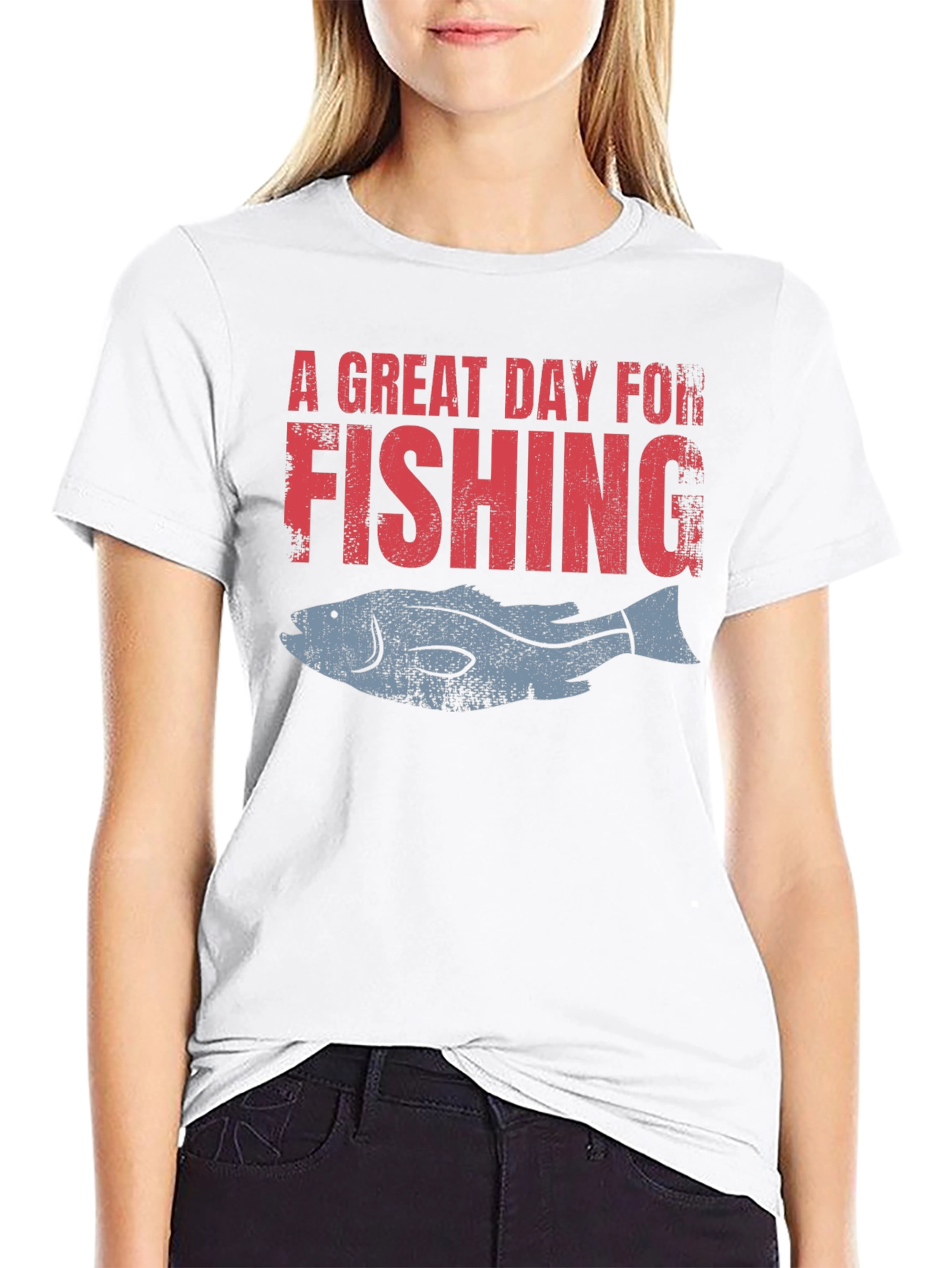 Great Day for Fishing Graphic Tee