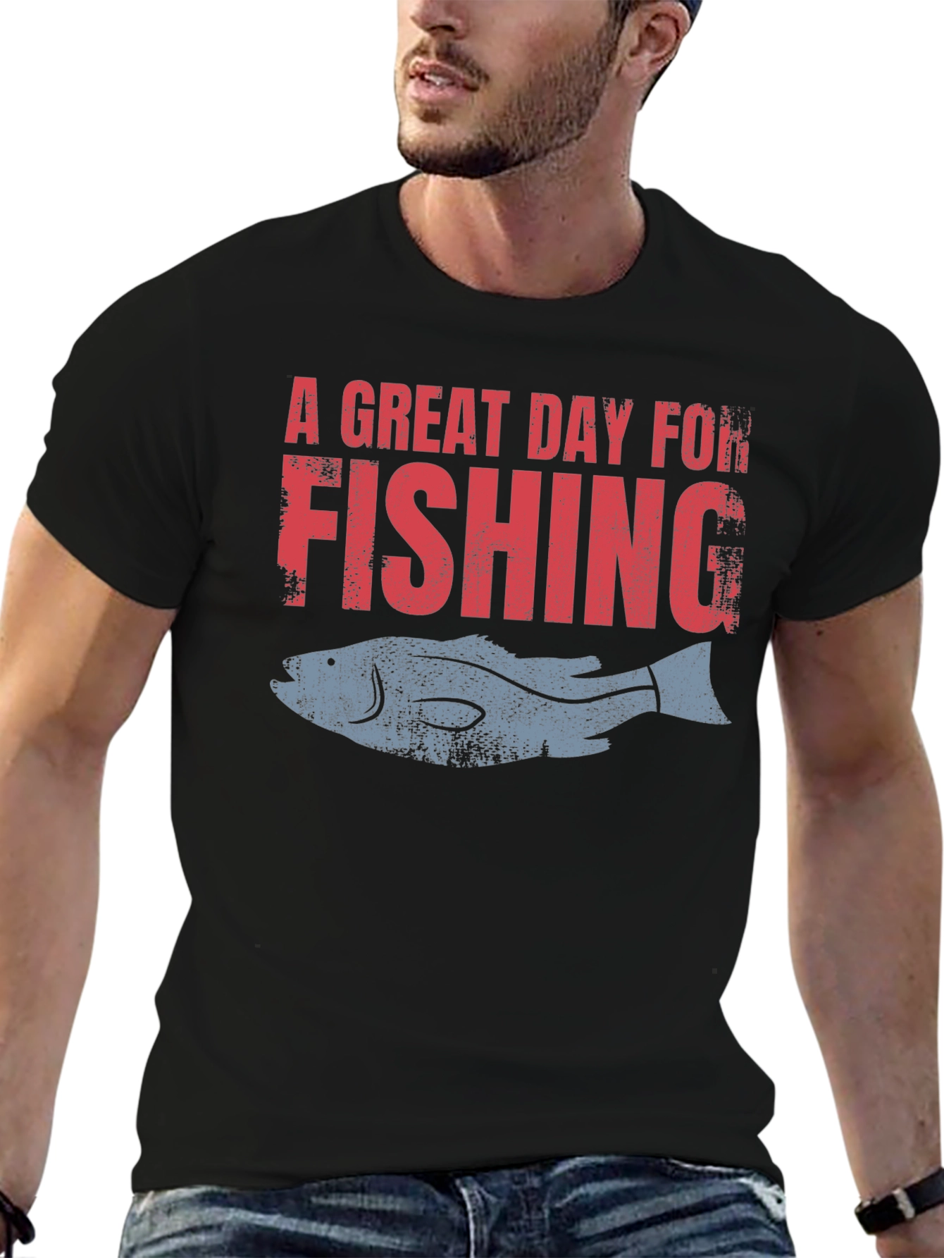 Great Day for Fishing Graphic Tee