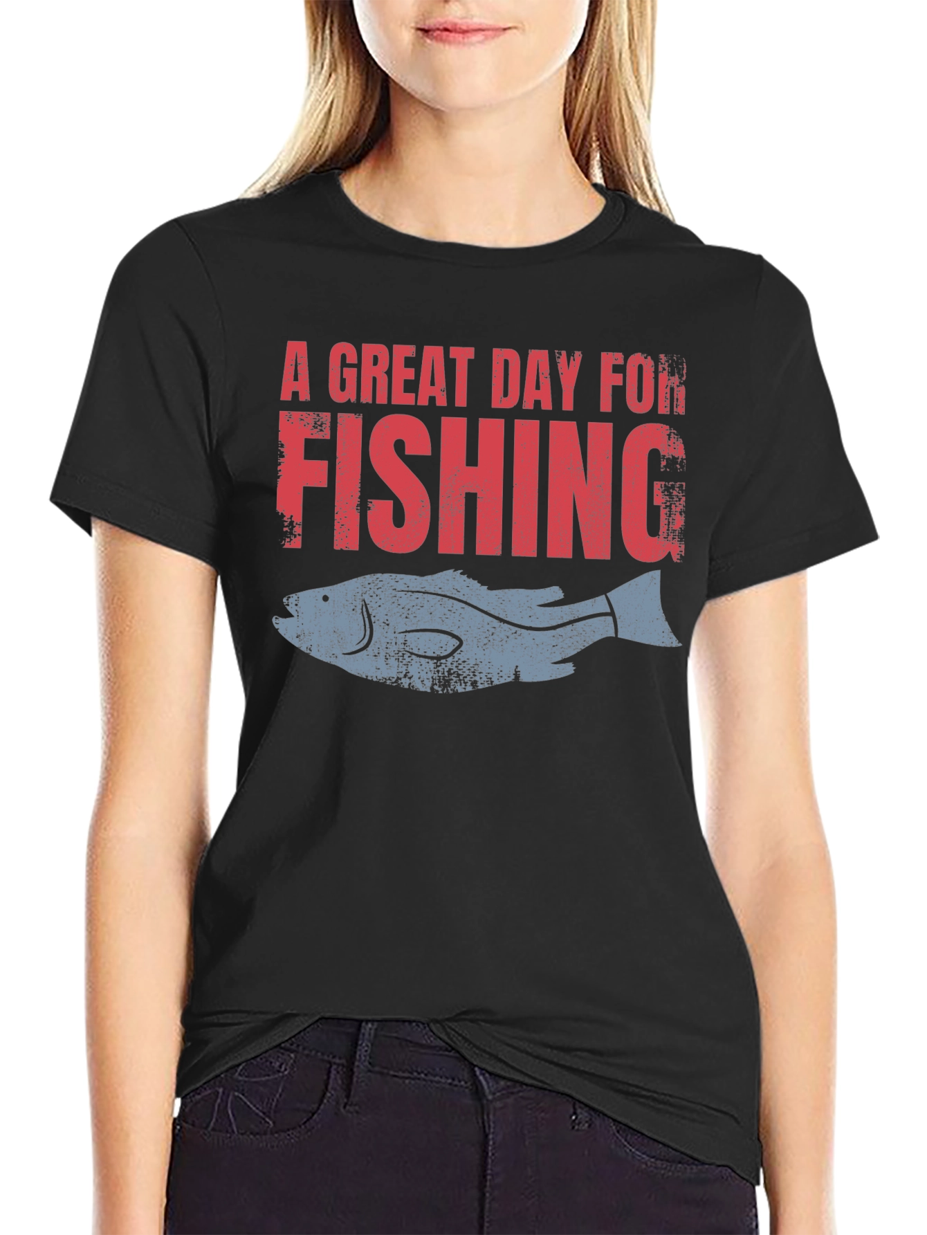 Great Day for Fishing Graphic Tee
